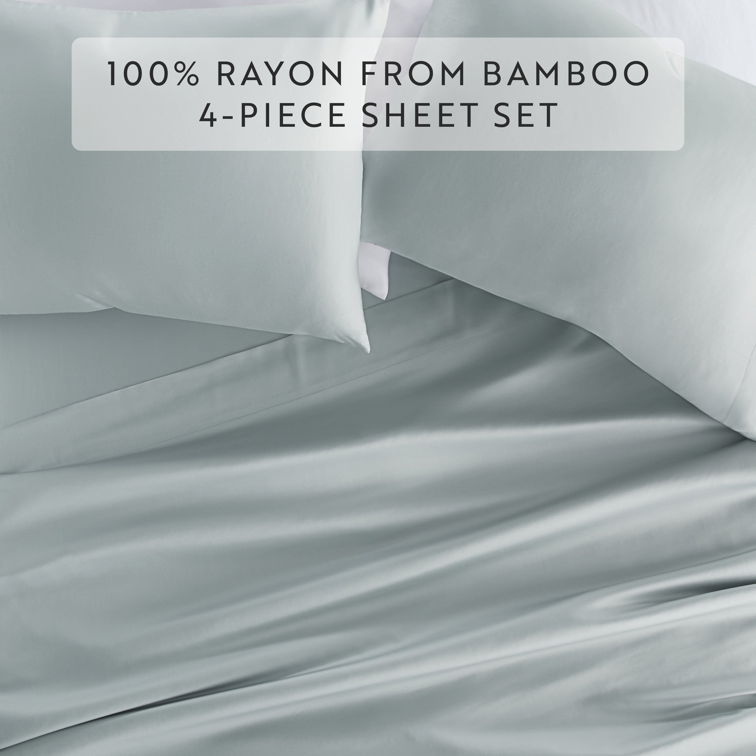 Naturally Cooling 4-Piece Bamboo Sheet Set