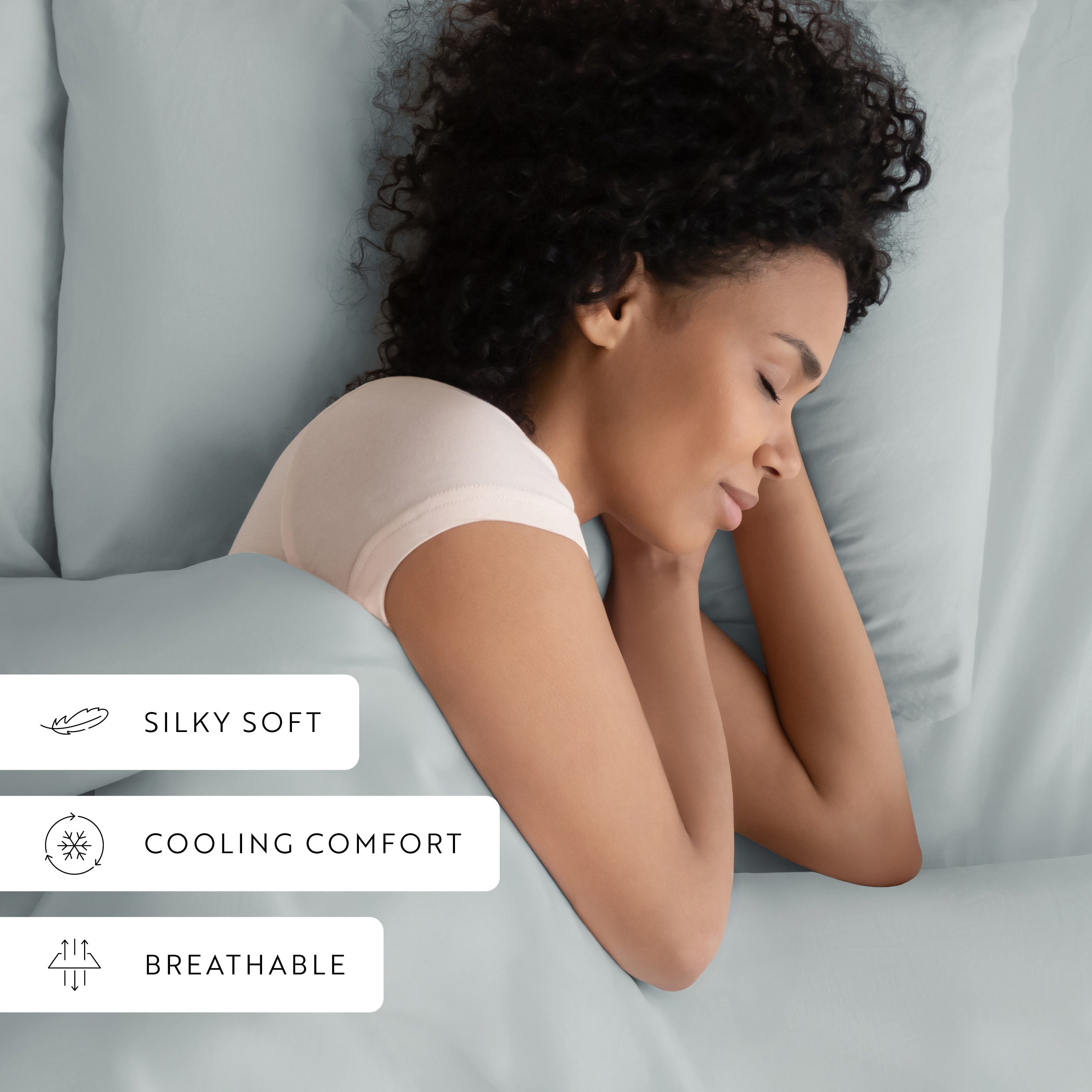 Naturally Cooling 4-Piece Bamboo Sheet Set