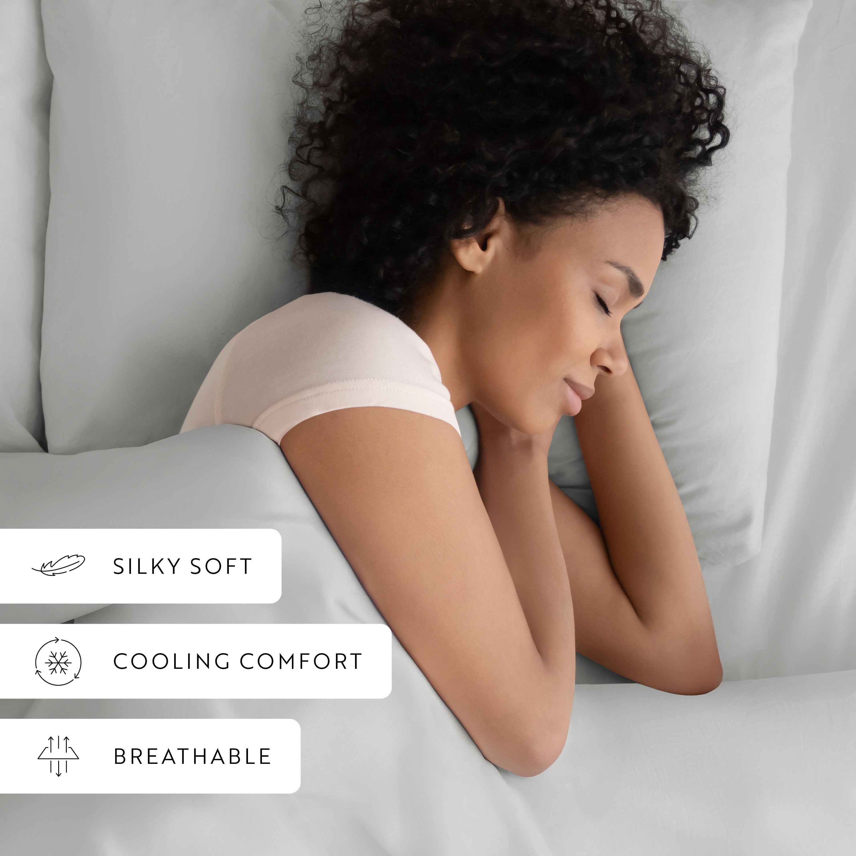 Naturally Cooling 4-Piece Bamboo Sheet Set