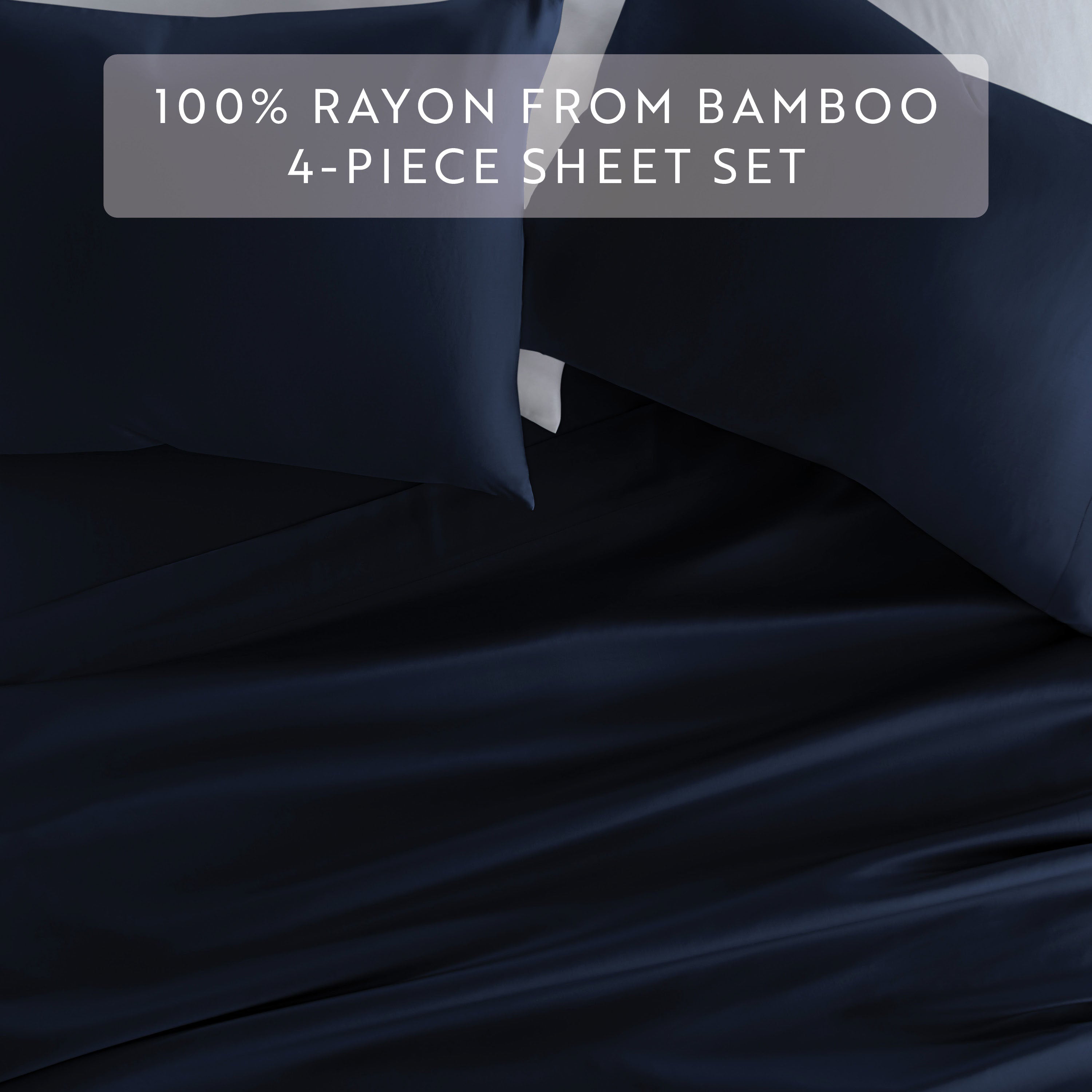 Naturally Cooling 4-Piece Bamboo Sheet Set