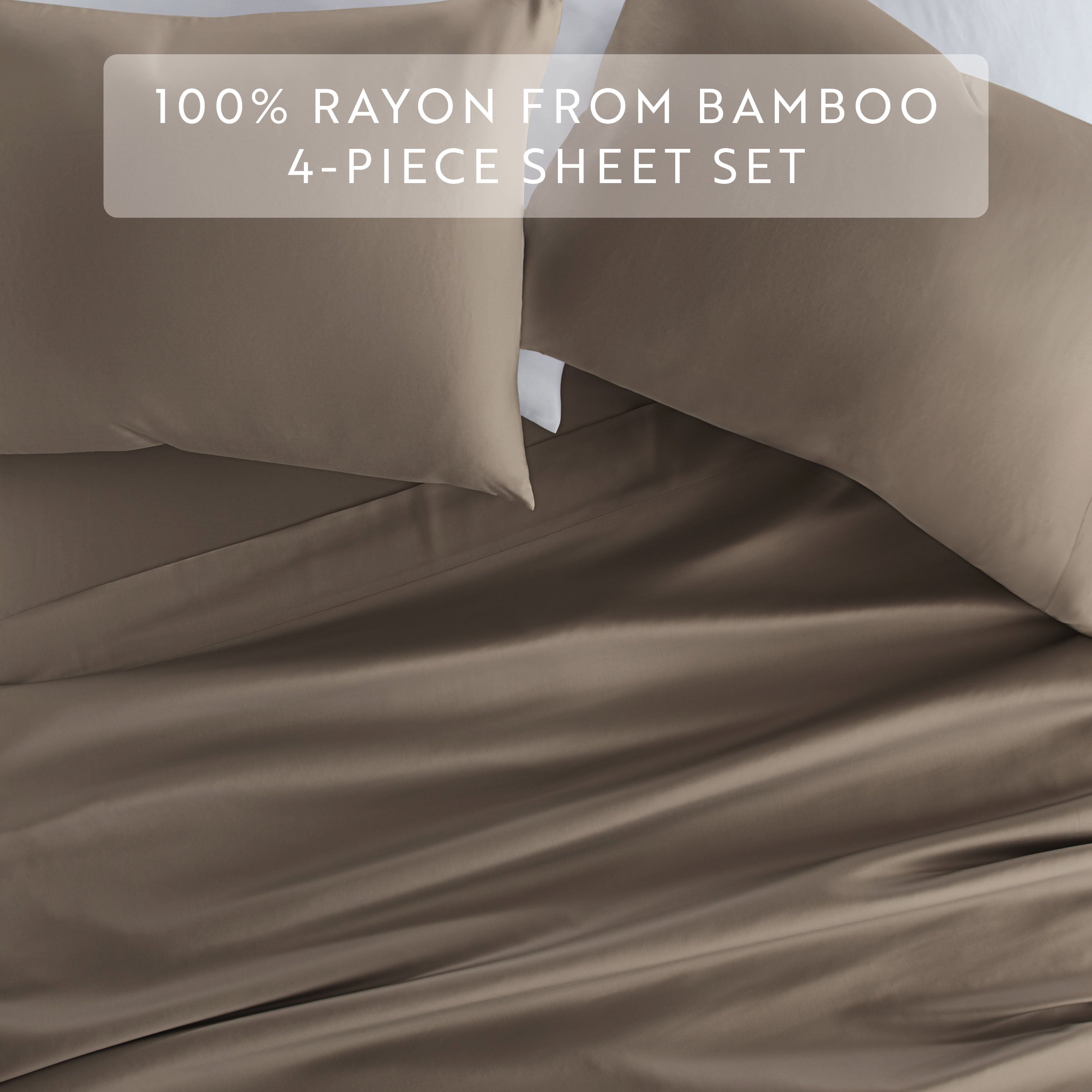 Naturally Cooling 4-Piece Bamboo Sheet Set