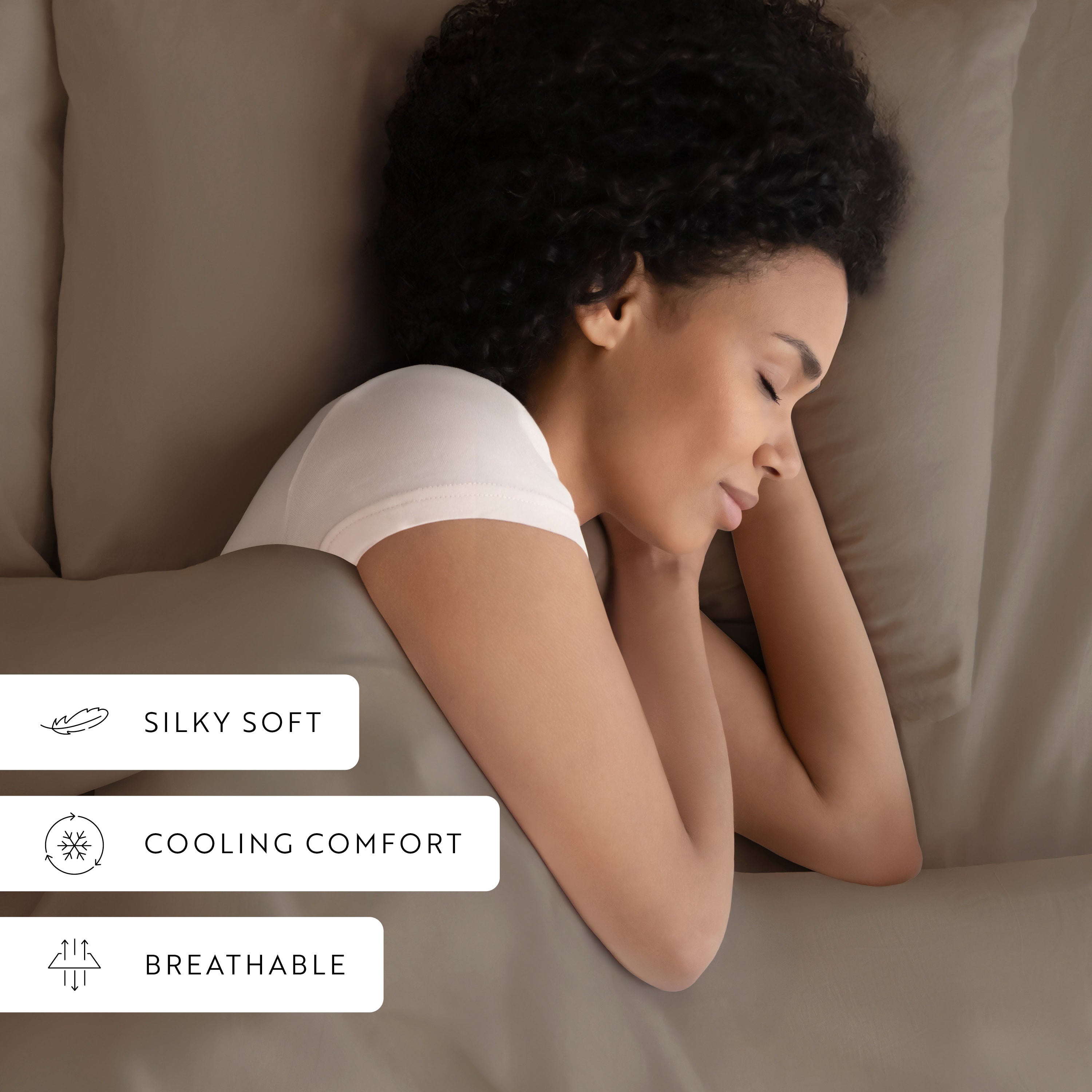 Naturally Cooling 4-Piece Bamboo Sheet Set