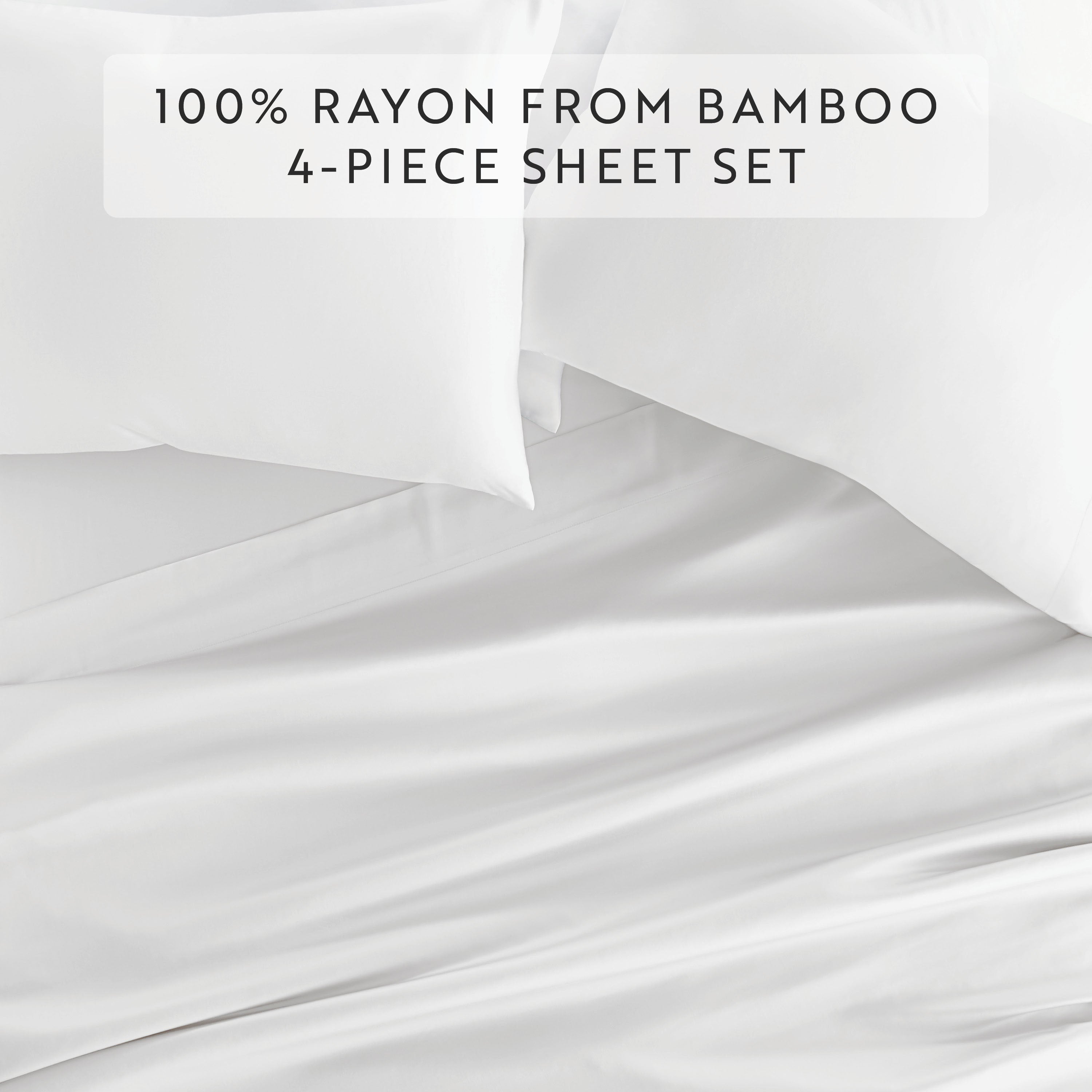 Naturally Cooling 4-Piece Bamboo Sheet Set