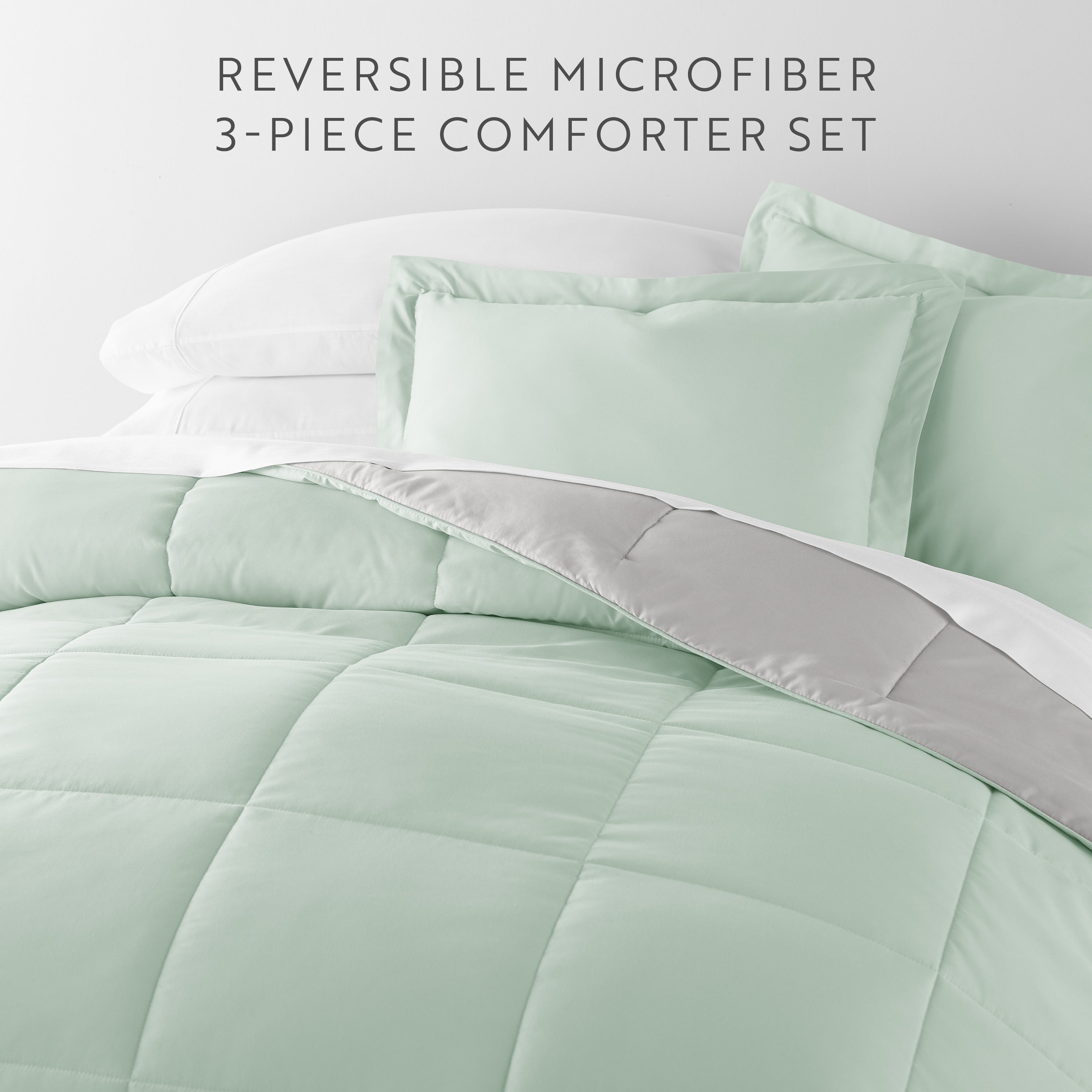 Lightweight All Season Reversible Down-Alternative Comforter Set