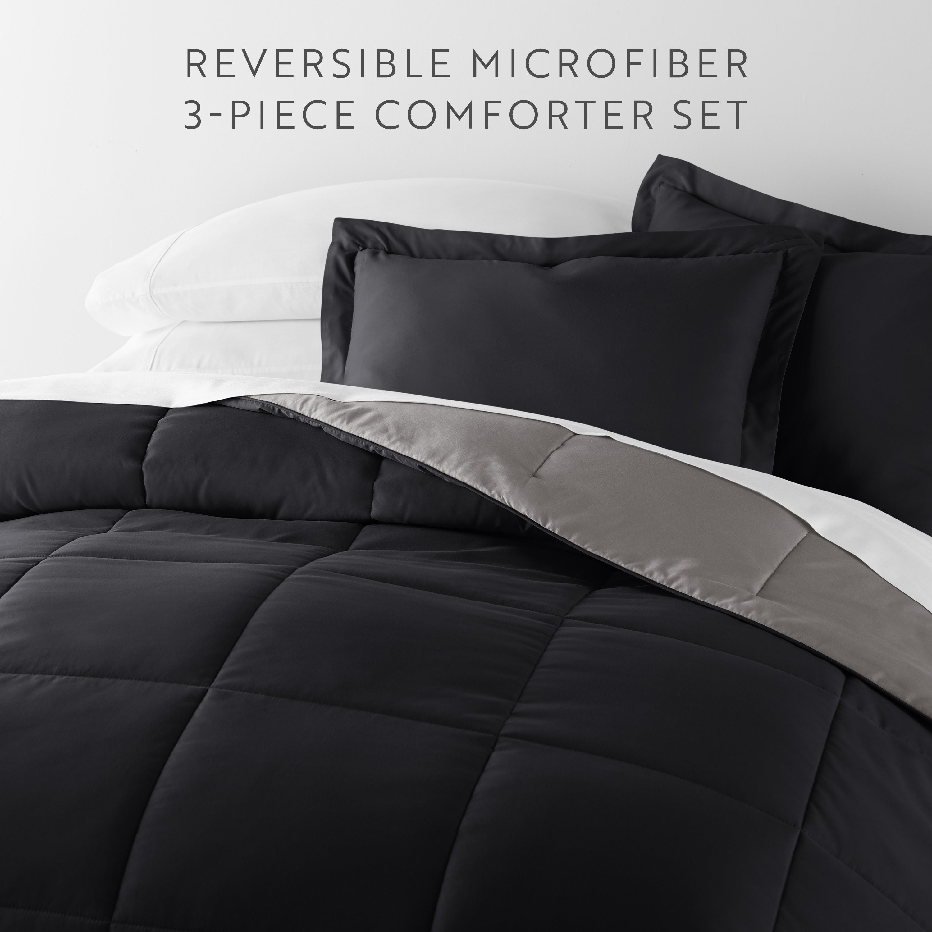 Lightweight All Season Reversible Down-Alternative Comforter Set