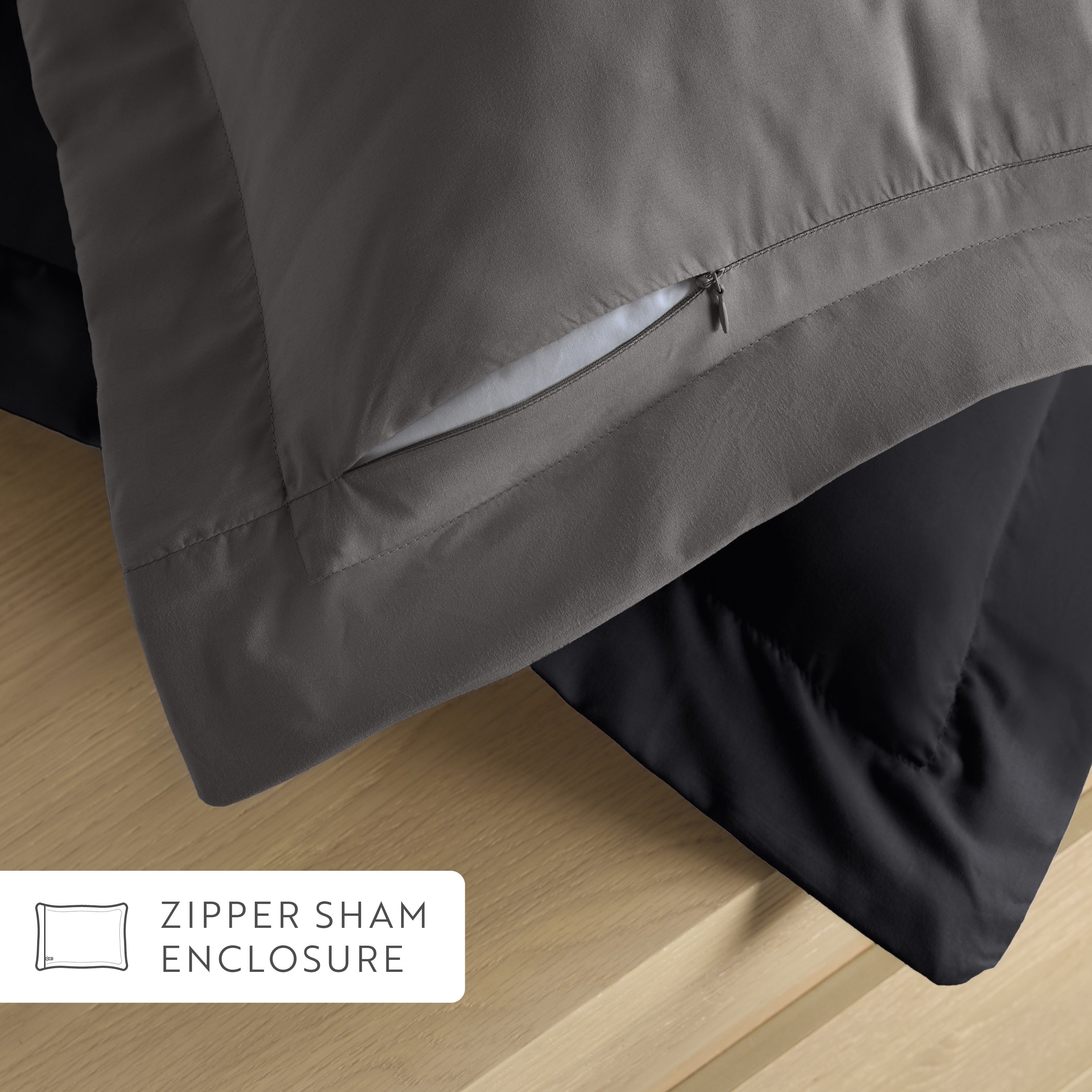 Lightweight All Season Reversible Down-Alternative Comforter Set