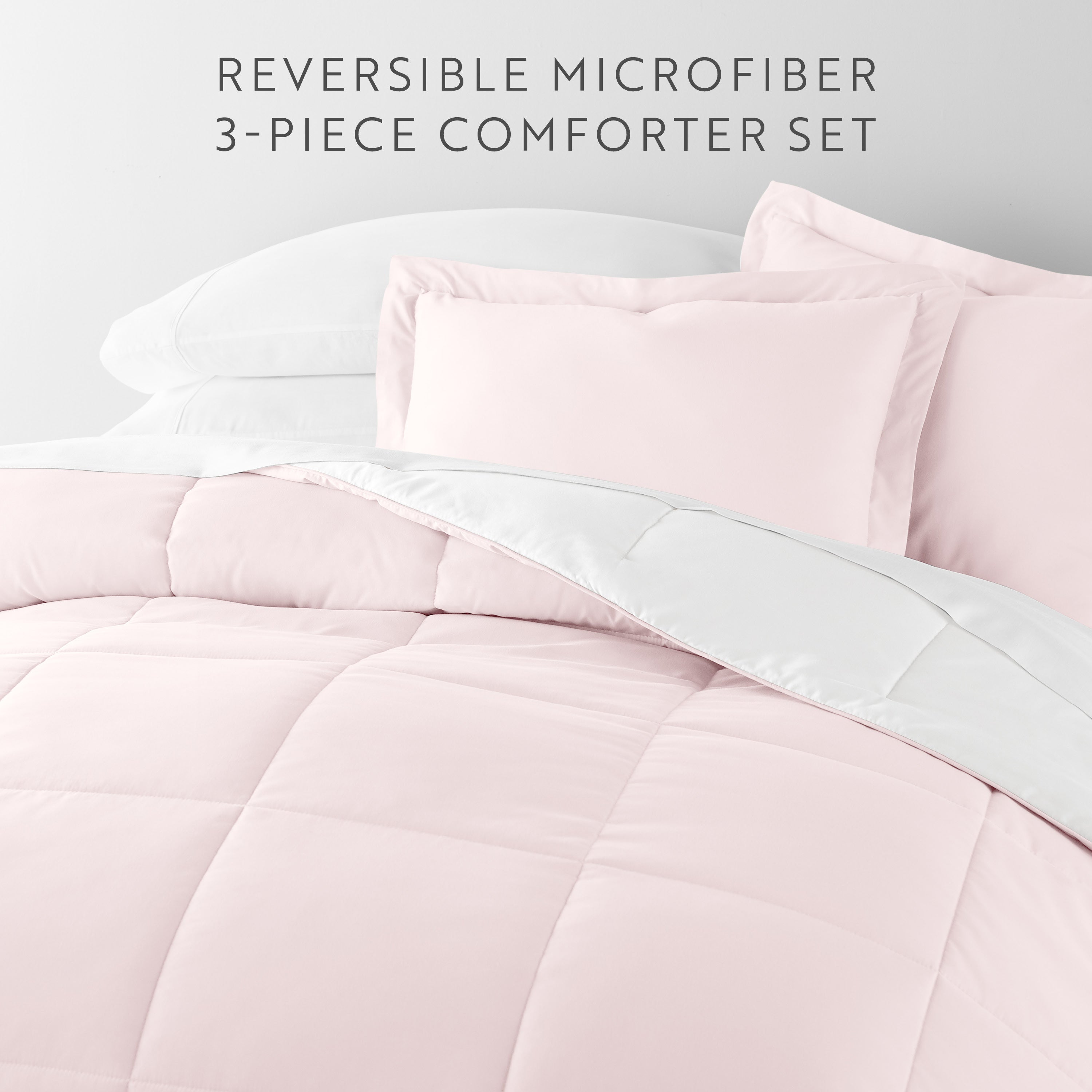 Lightweight All Season Reversible Down-Alternative Comforter Set