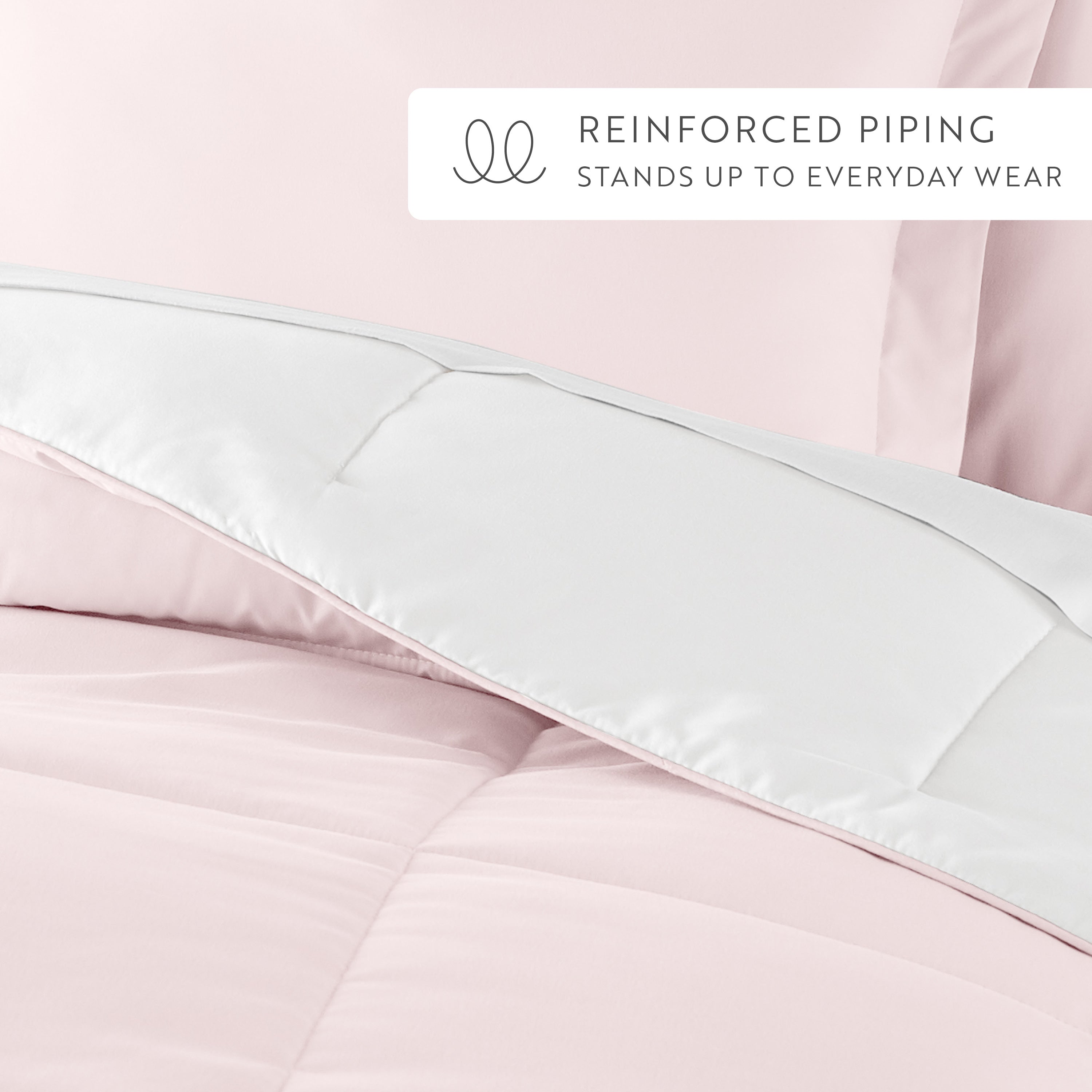 Lightweight All Season Reversible Down-Alternative Comforter Set