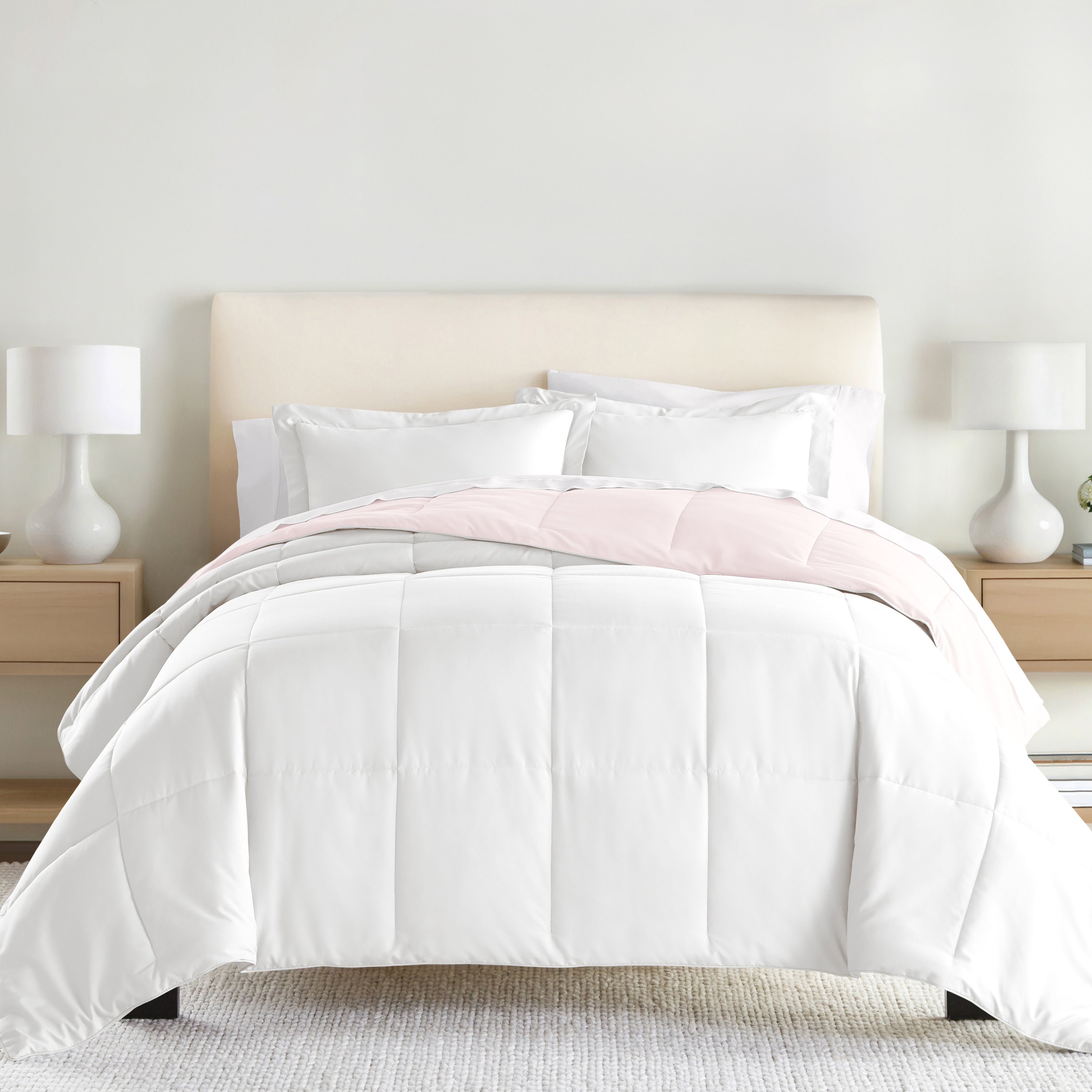 Lightweight All Season Reversible Down-Alternative Comforter Set