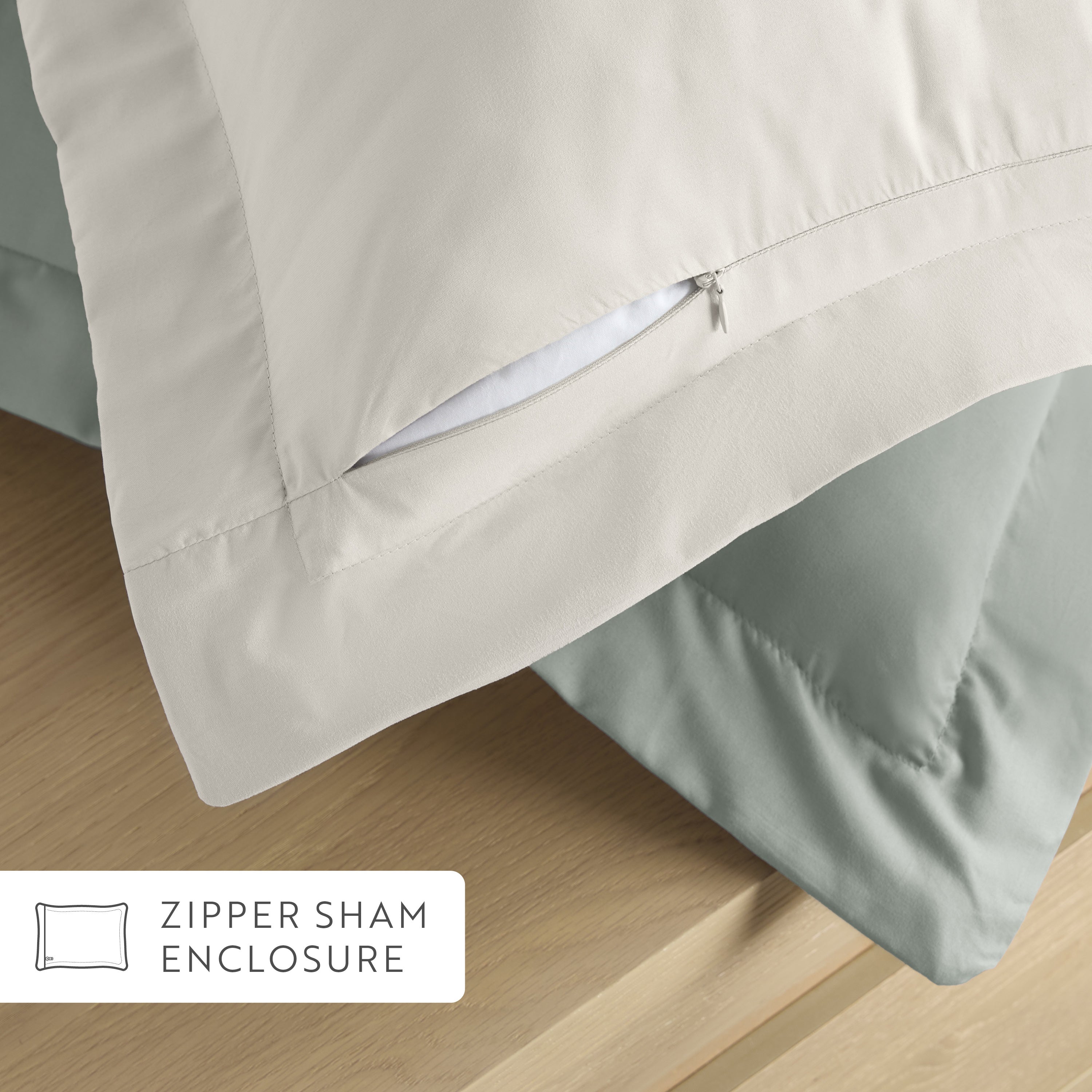 Lightweight All Season Reversible Down-Alternative Comforter Set