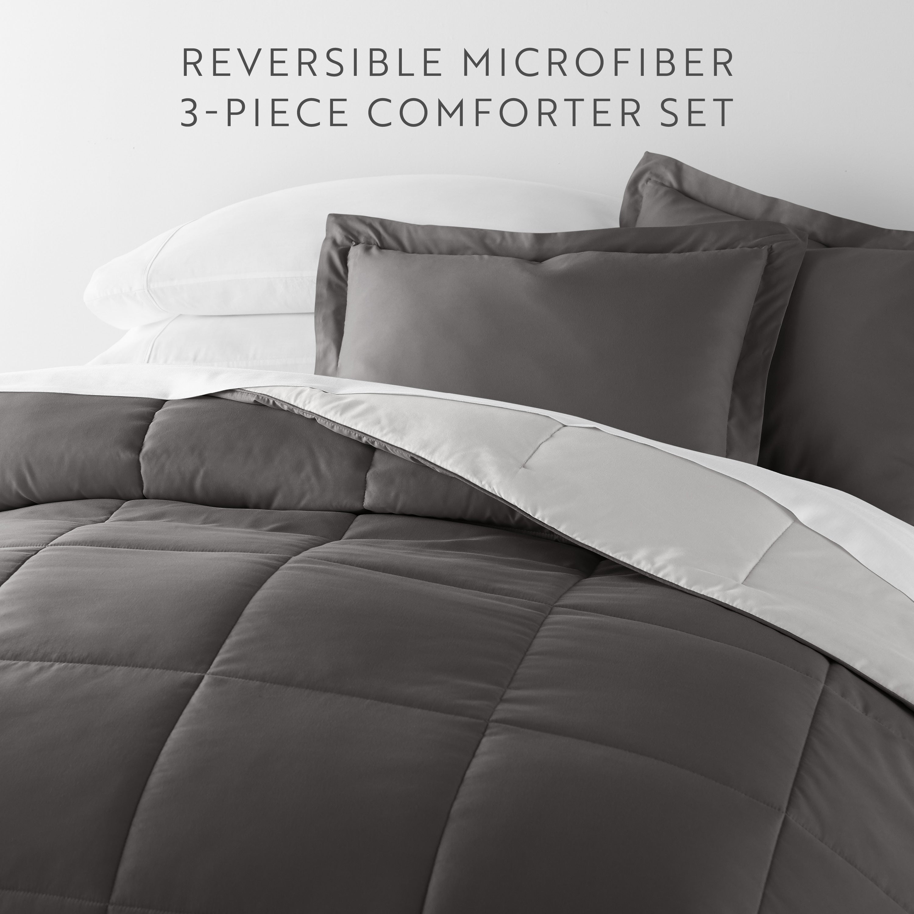 Lightweight All Season Reversible Down-Alternative Comforter Set