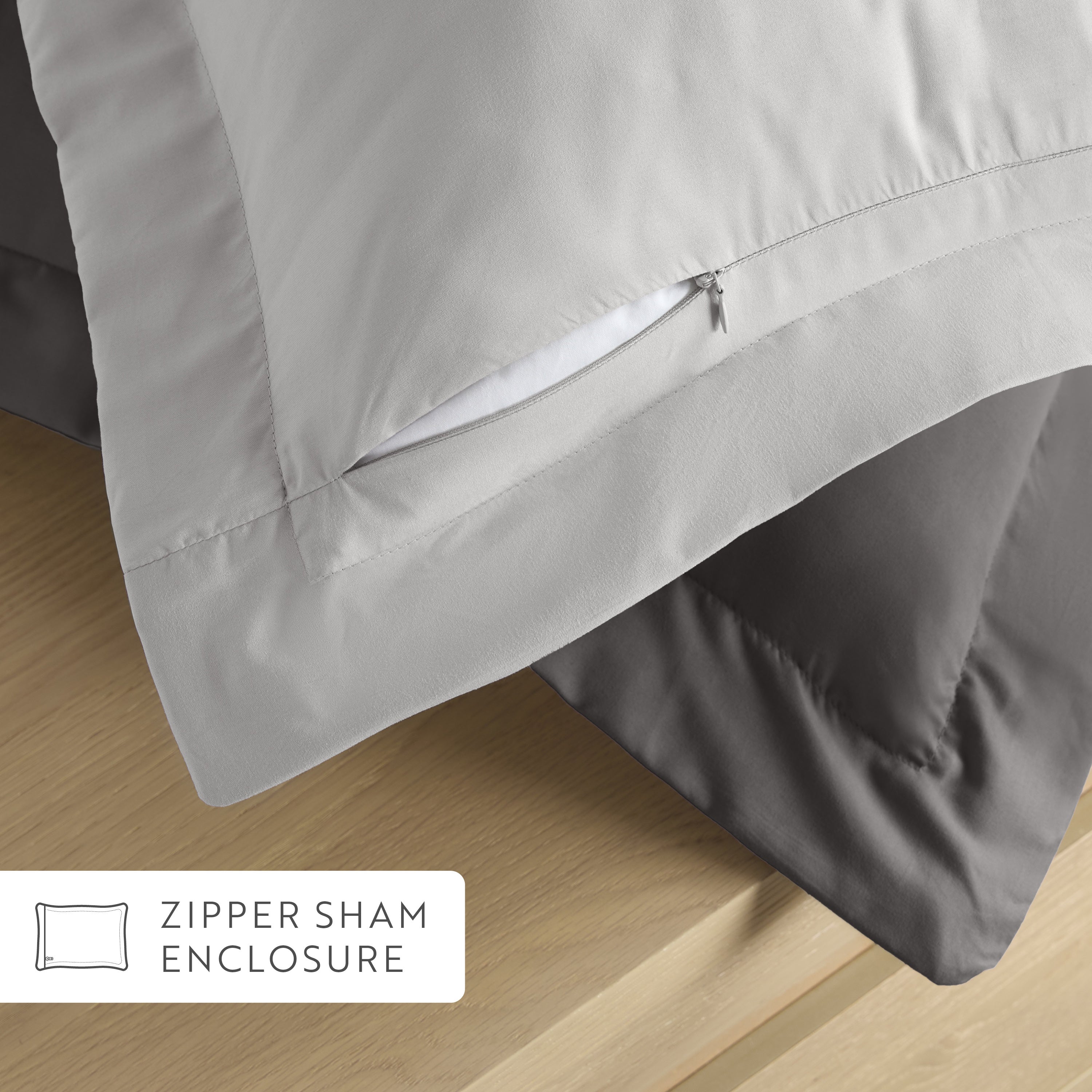 Lightweight All Season Reversible Down-Alternative Comforter Set