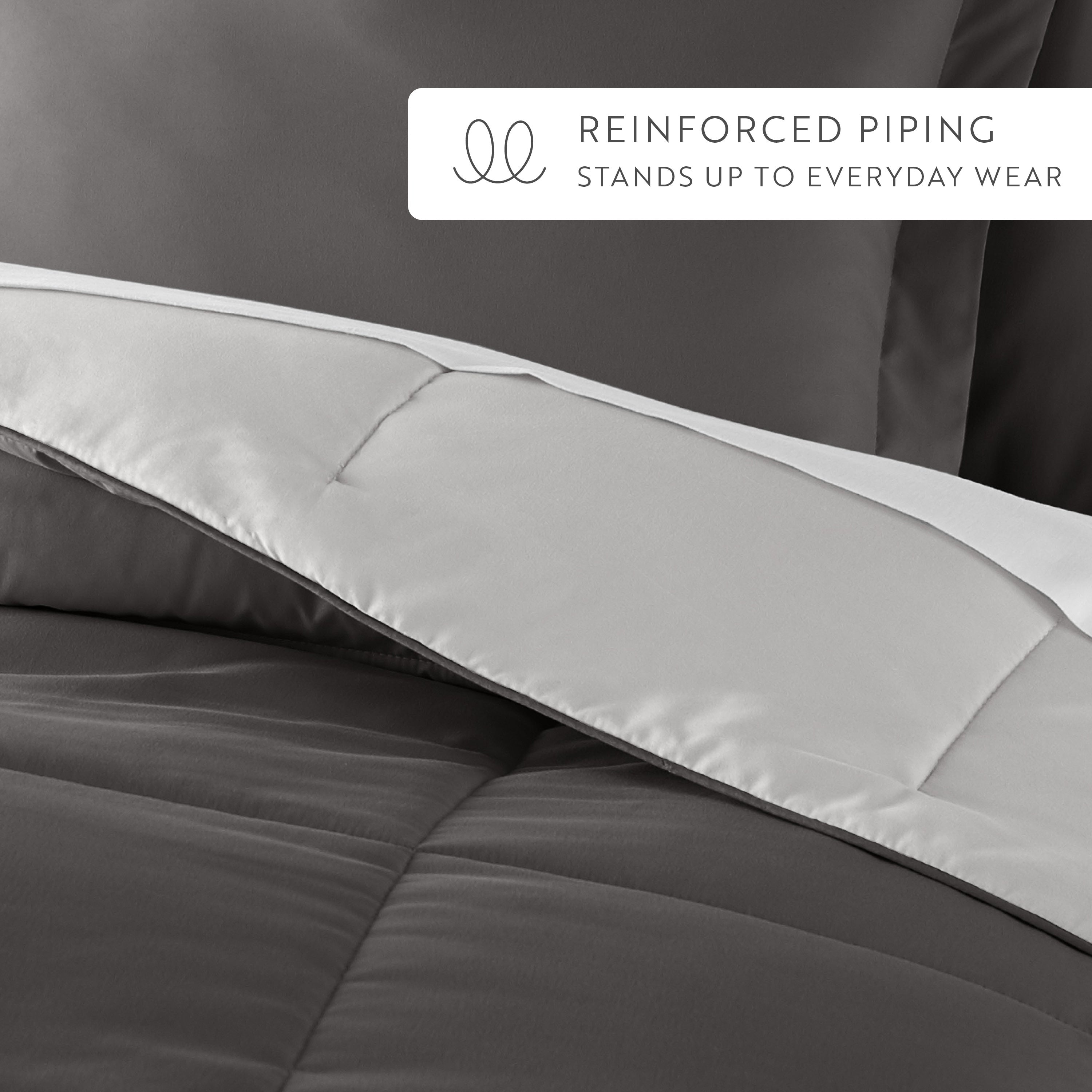 Lightweight All Season Reversible Down-Alternative Comforter Set