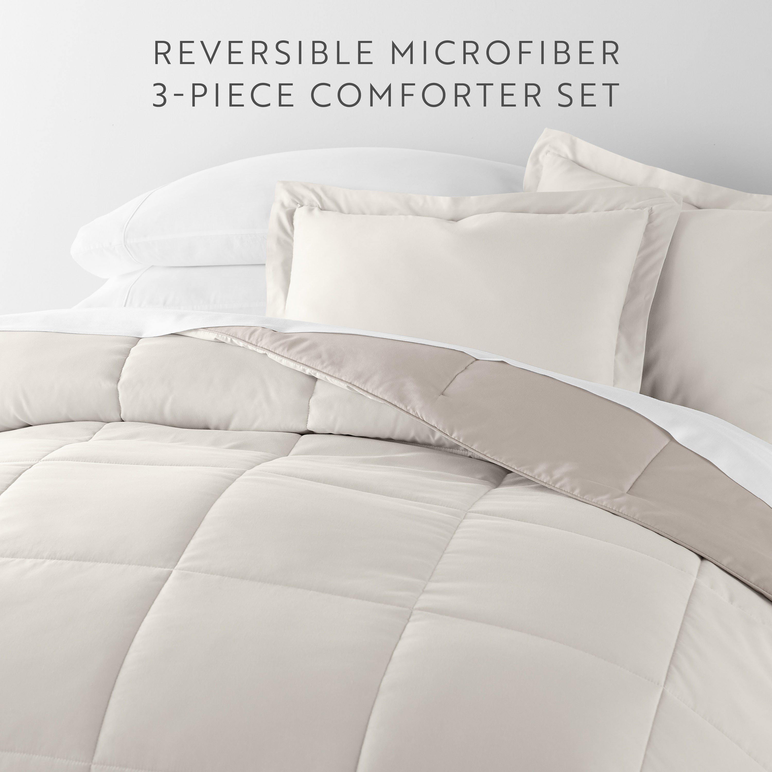 Lightweight All Season Reversible Down-Alternative Comforter Set