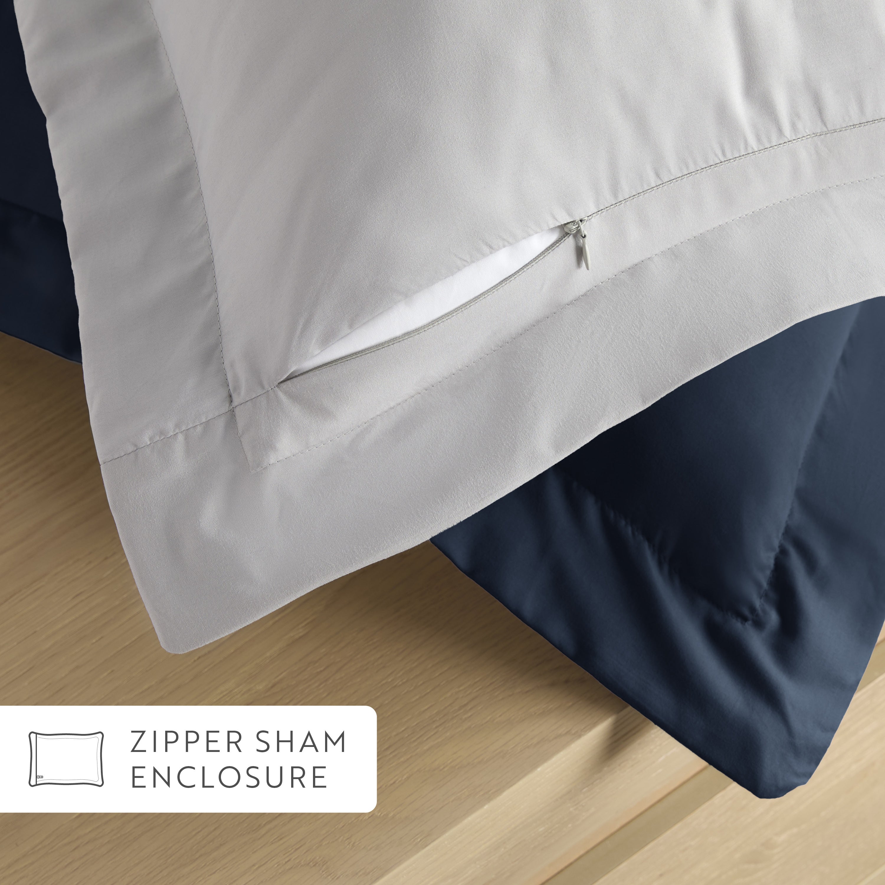 Lightweight All Season Reversible Down-Alternative Comforter Set