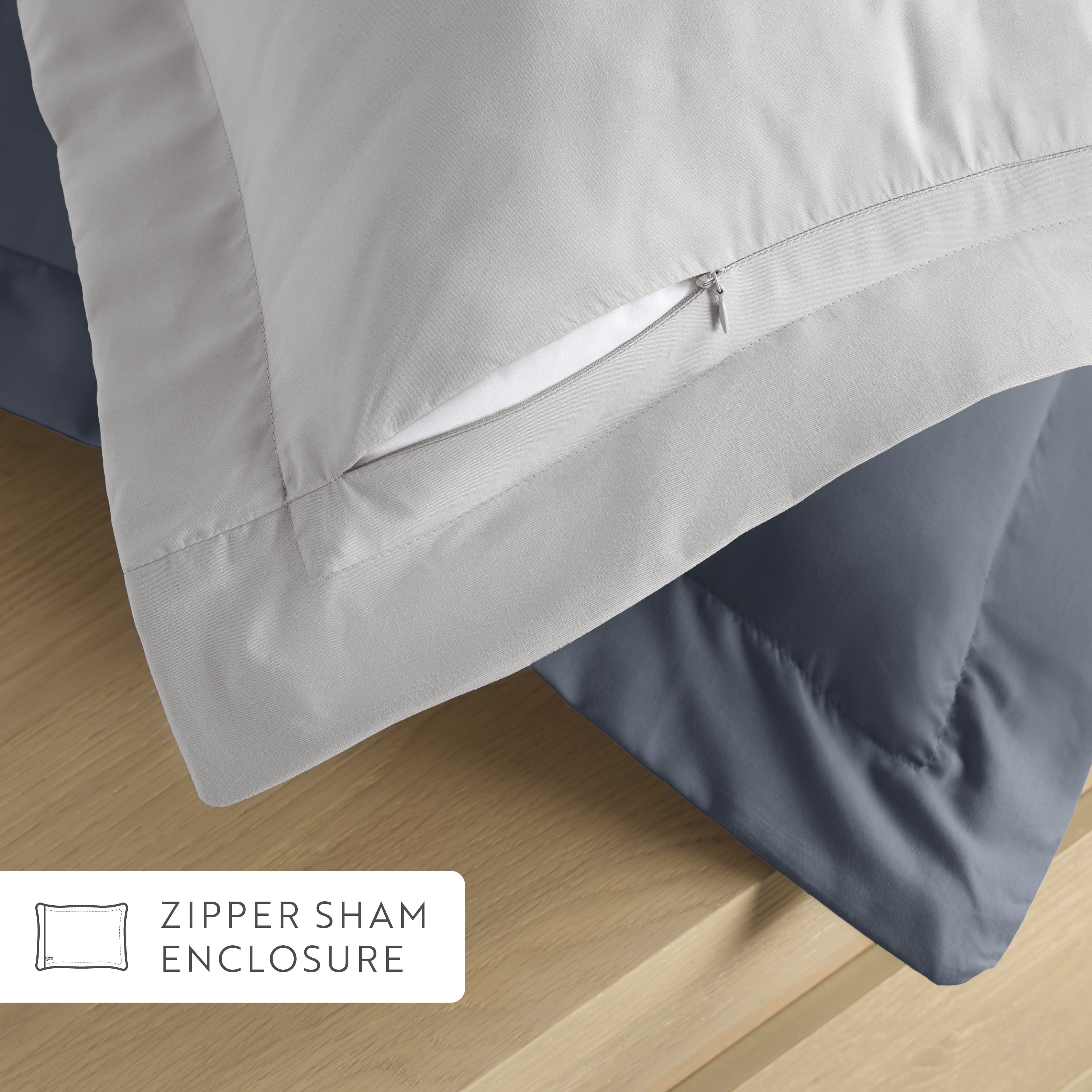 Lightweight All Season Reversible Down-Alternative Comforter Set