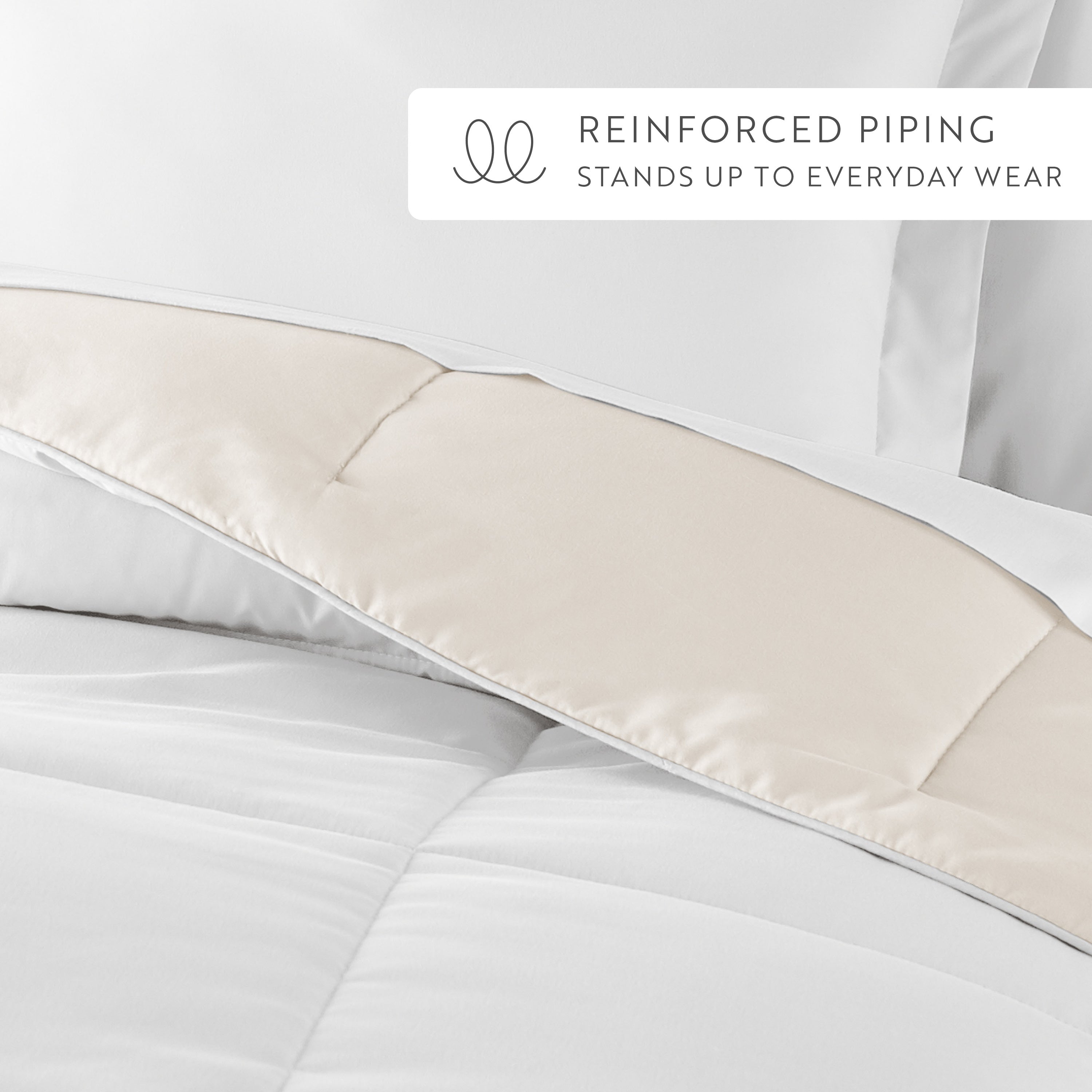 Lightweight All Season Reversible Down-Alternative Comforter Set