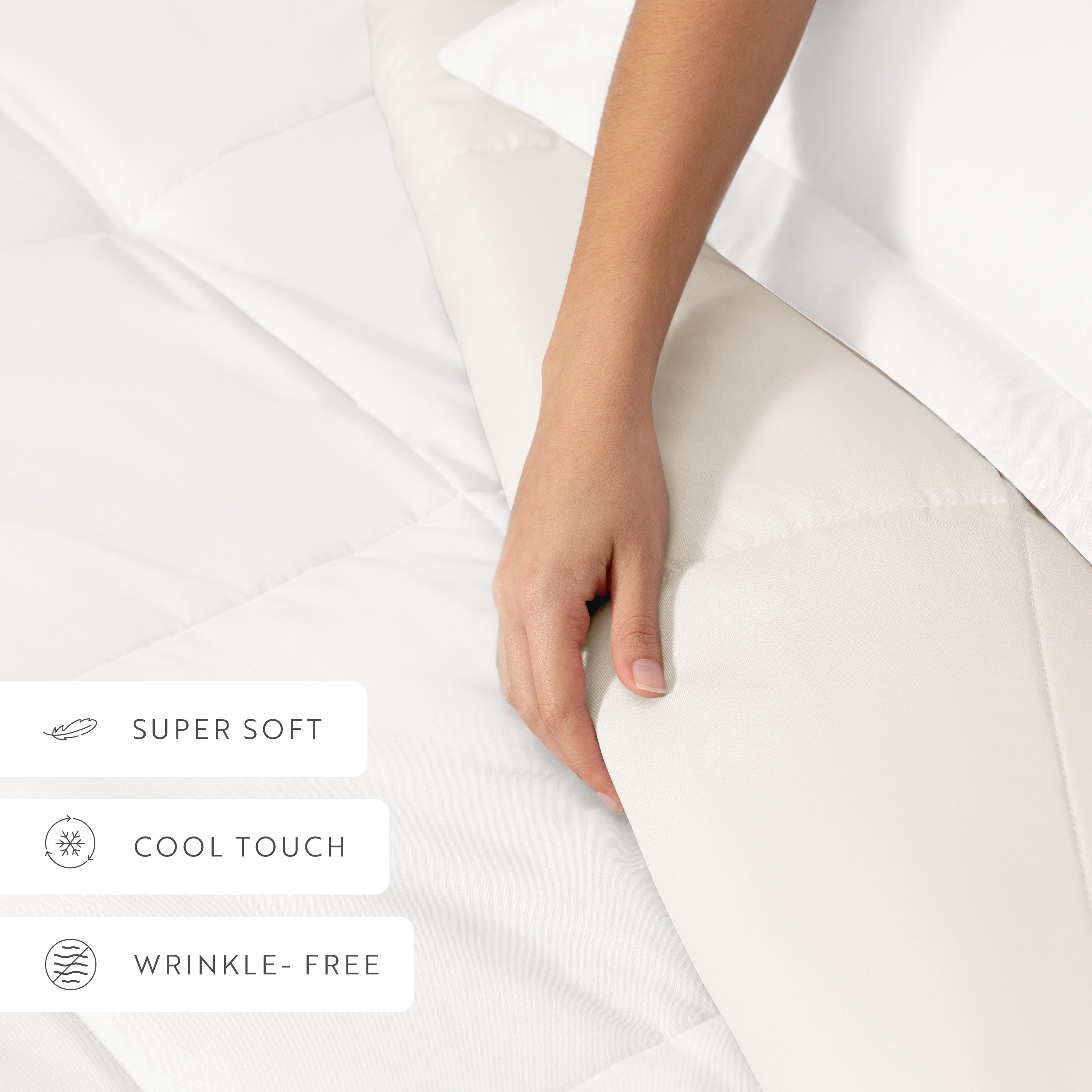 Lightweight All Season Reversible Down-Alternative Comforter Set