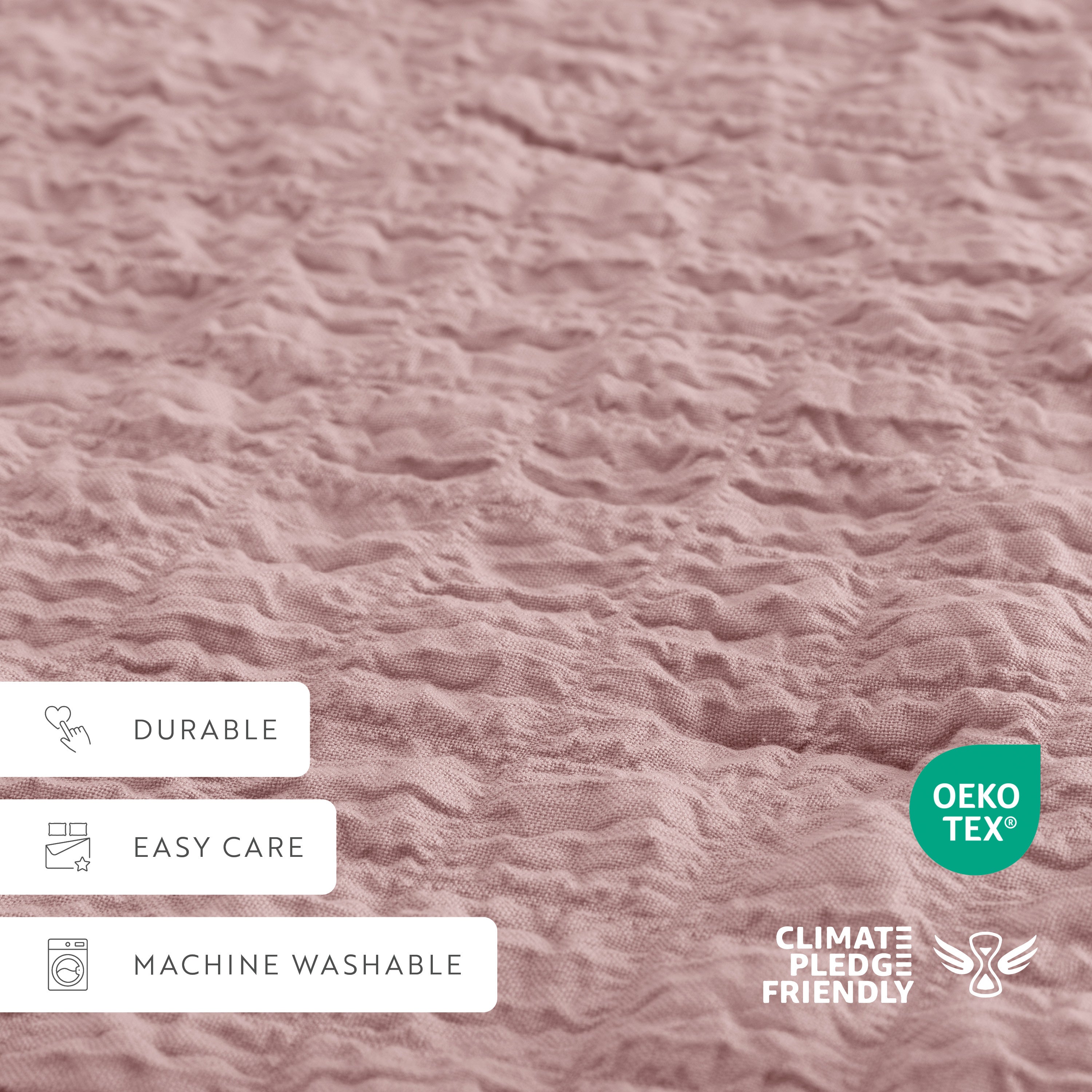 Seersucker Box Textured Down-Alternative Comforter Set