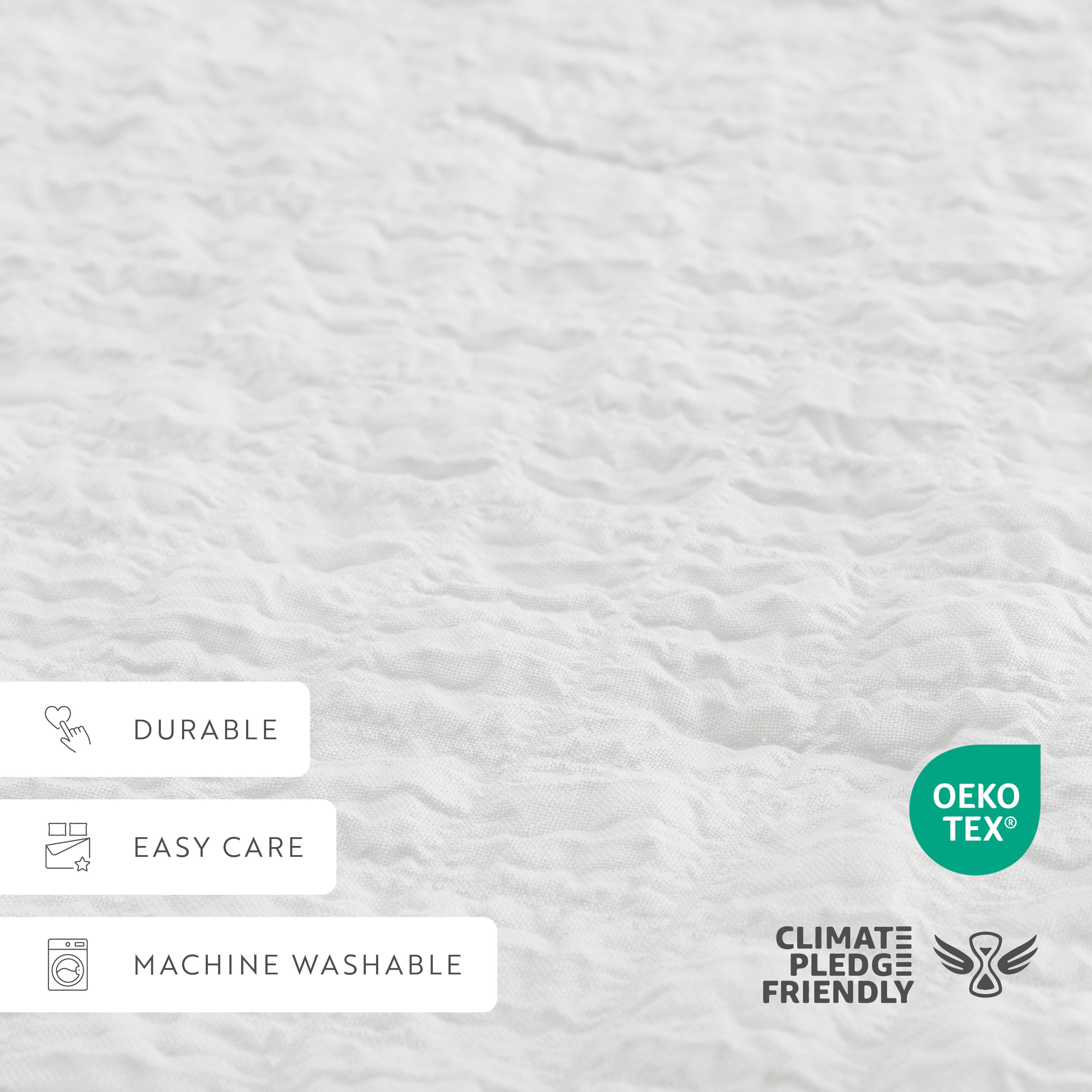 Seersucker Box Textured Down-Alternative Comforter Set