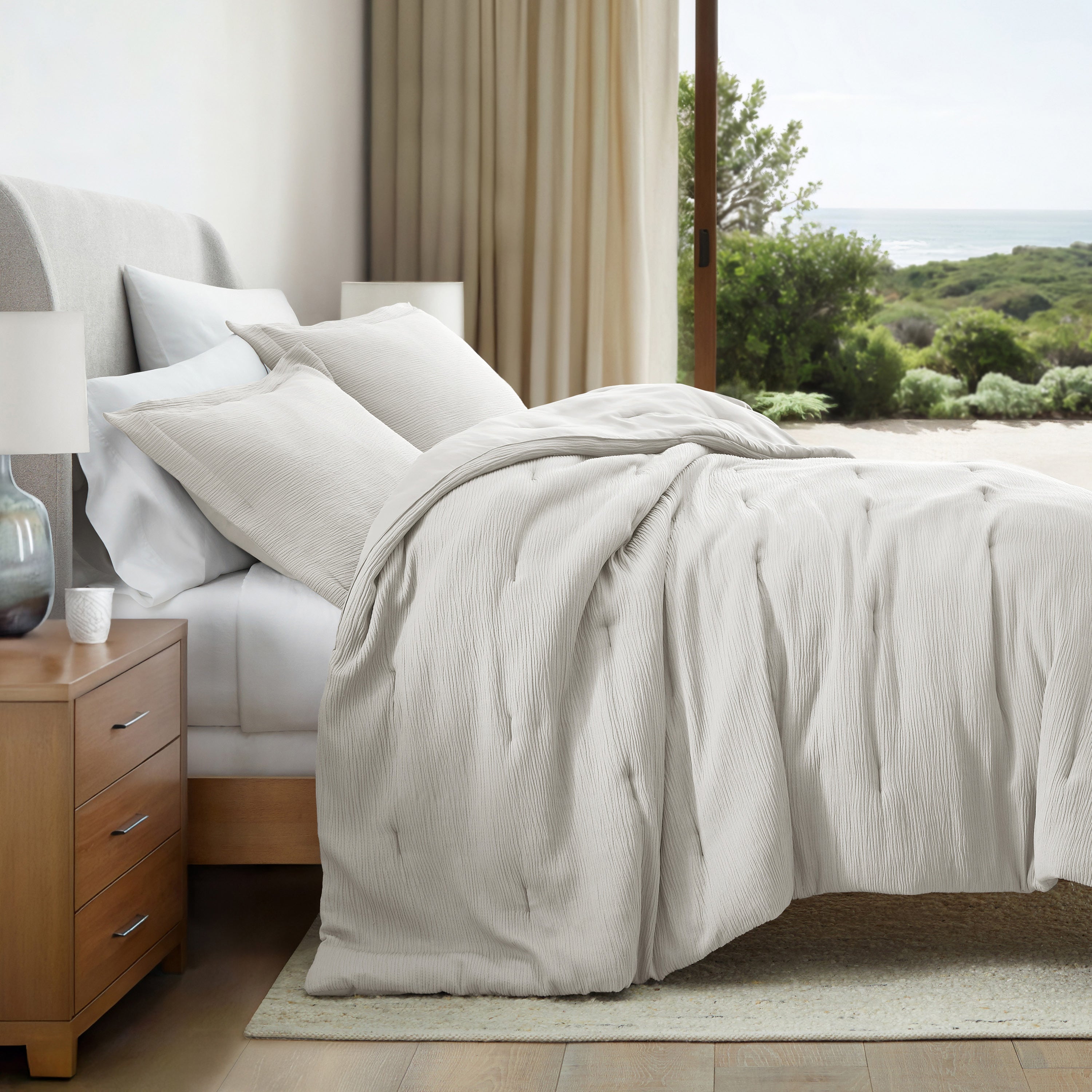 Cloud Weave Textured Down-Alternative Comforter Set