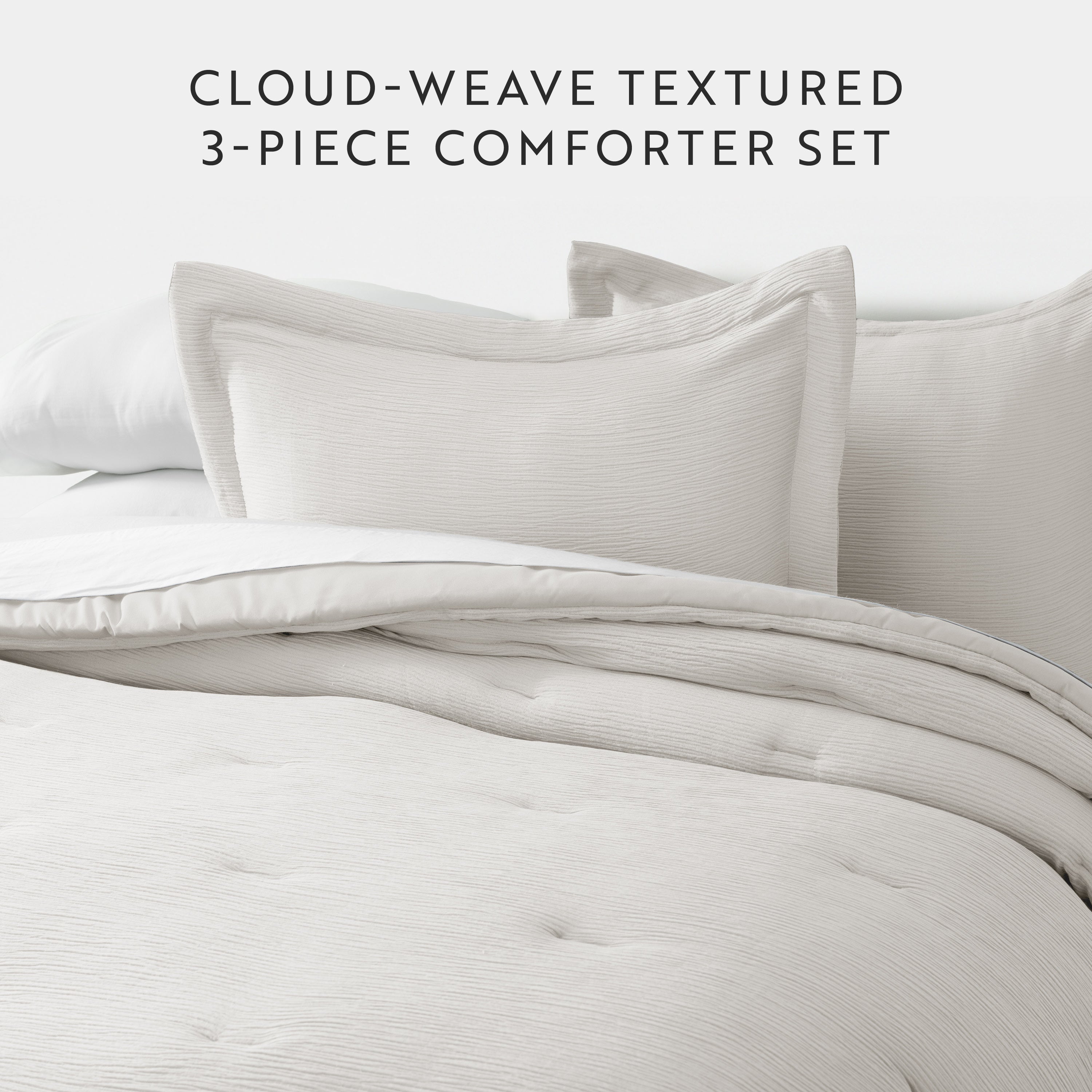 Cloud Weave Textured Down-Alternative Comforter Set