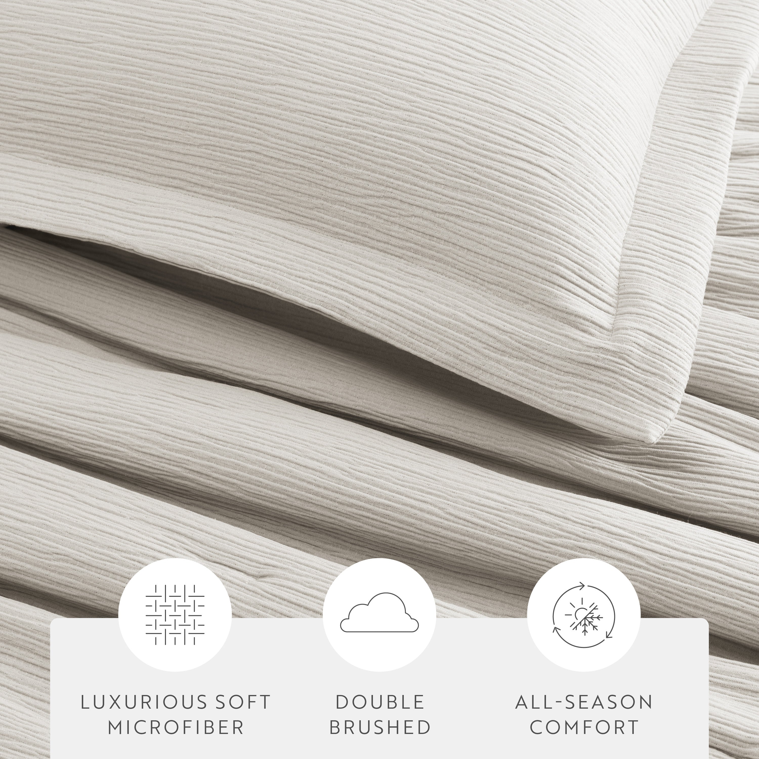 Cloud Weave Textured Down-Alternative Comforter Set