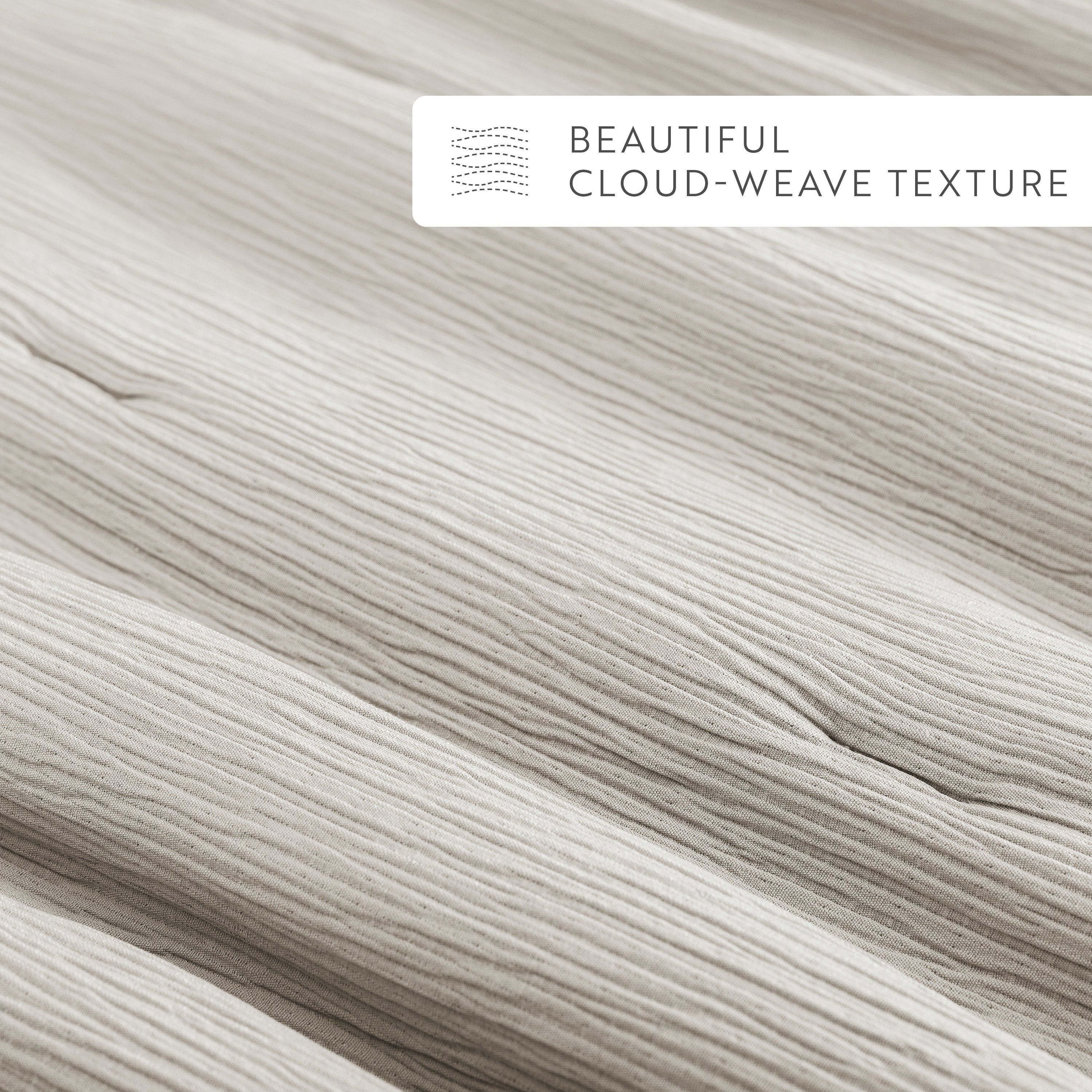 Cloud Weave Textured Down-Alternative Comforter Set