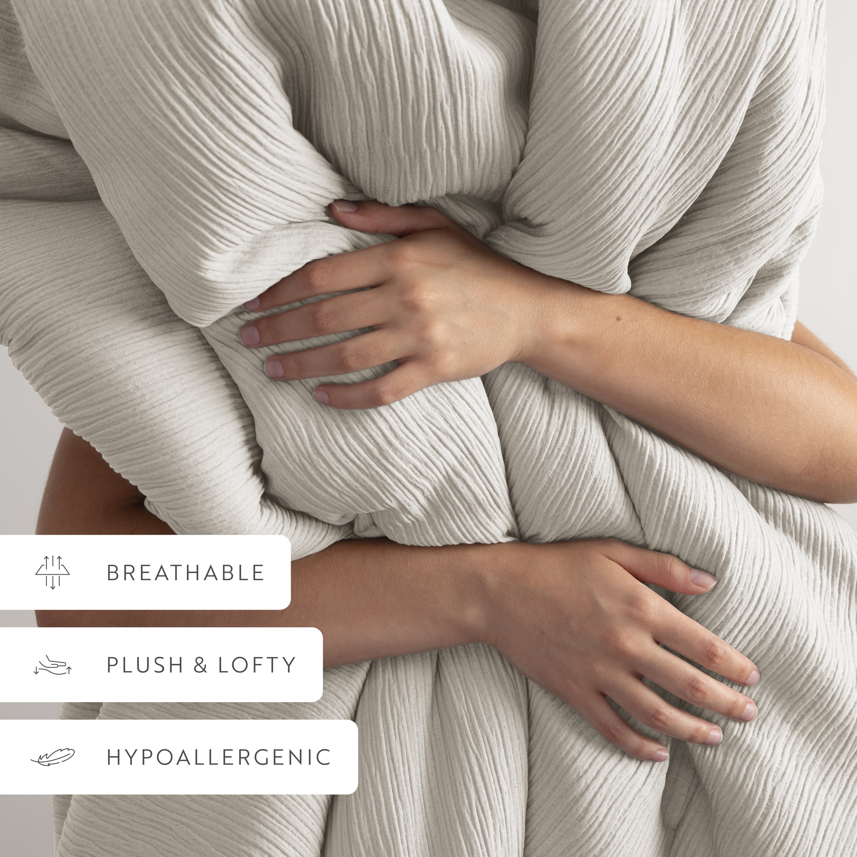 Cloud Weave Textured Down-Alternative Comforter Set