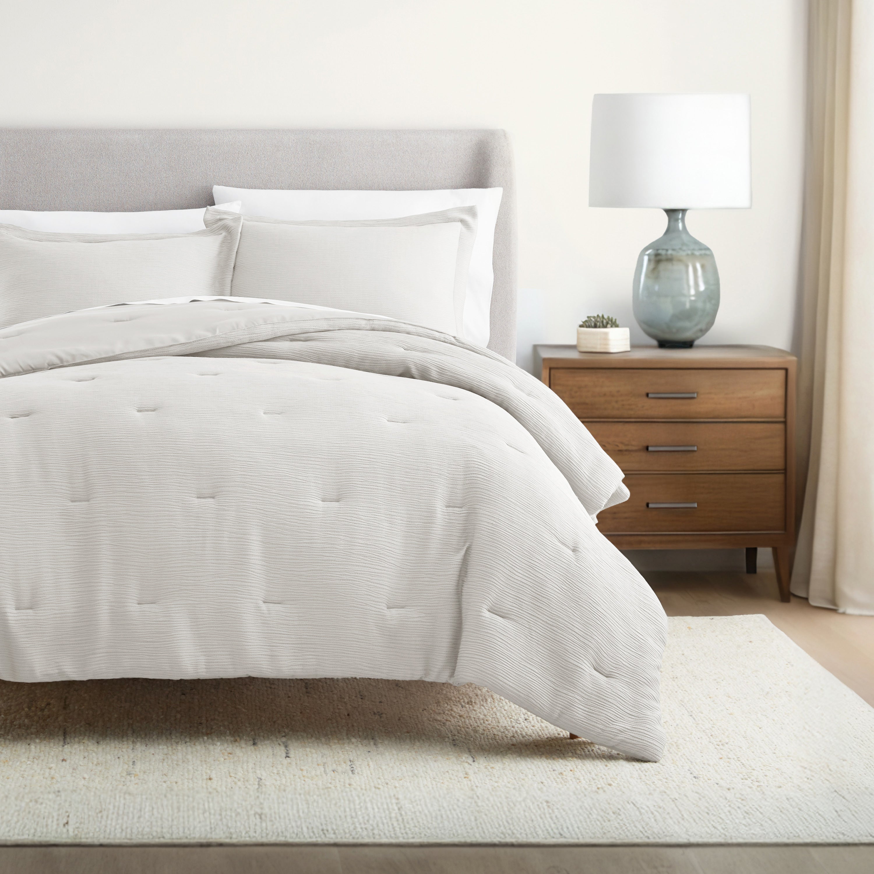 Cloud Weave Textured Down-Alternative Comforter Set