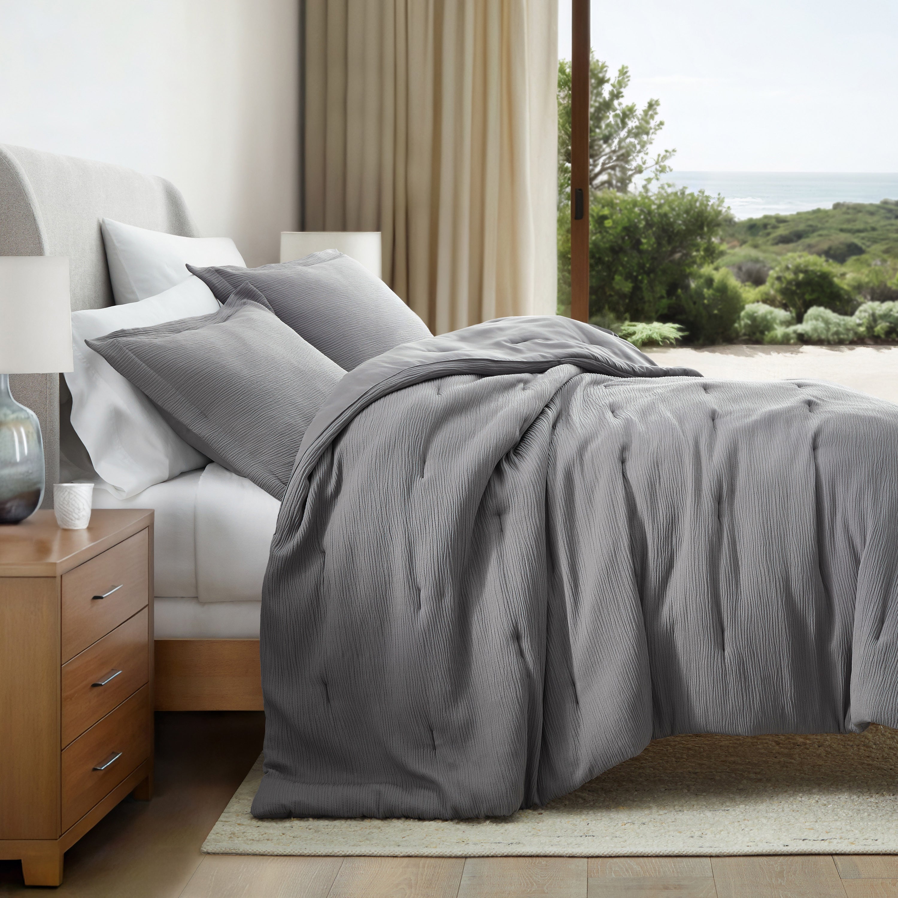Cloud Weave Textured Down-Alternative Comforter Set