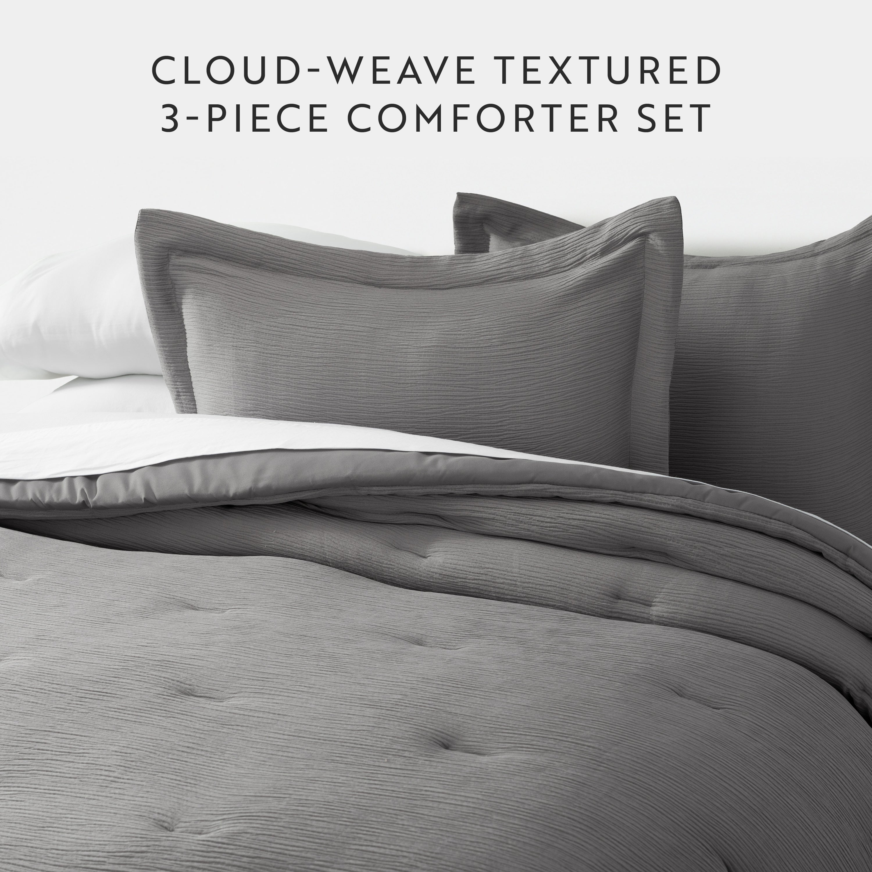 Cloud Weave Textured Down-Alternative Comforter Set