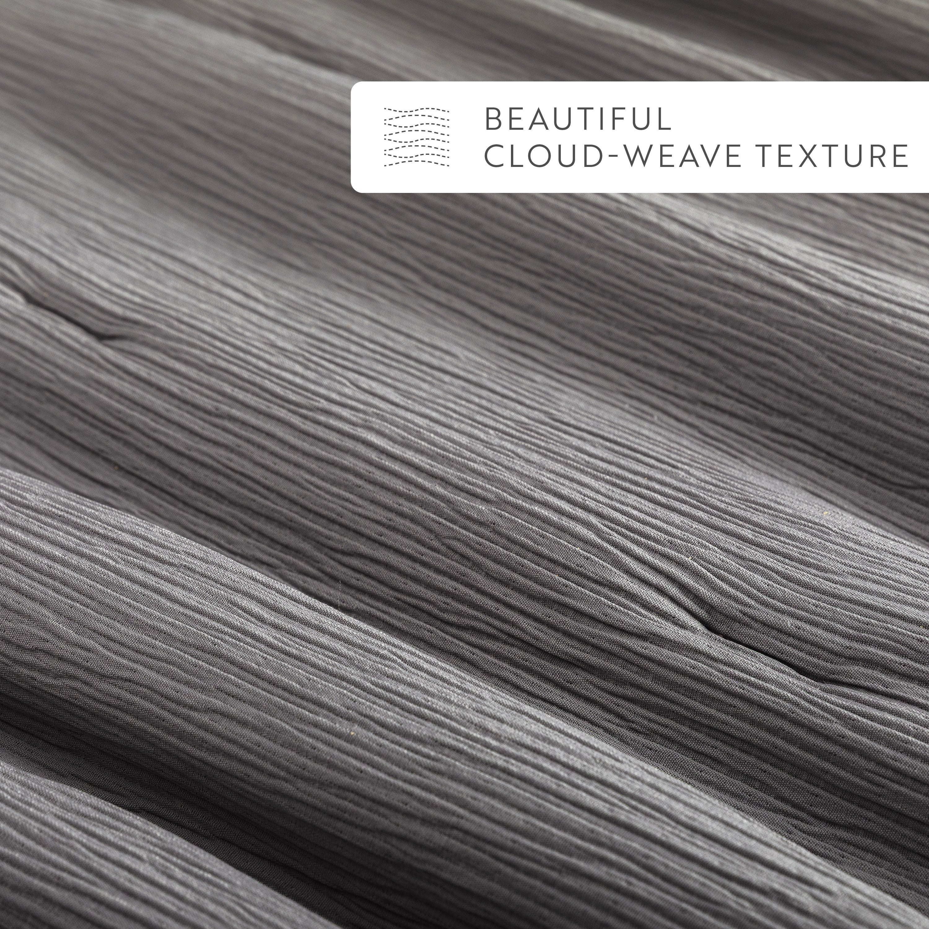 Cloud Weave Textured Down-Alternative Comforter Set
