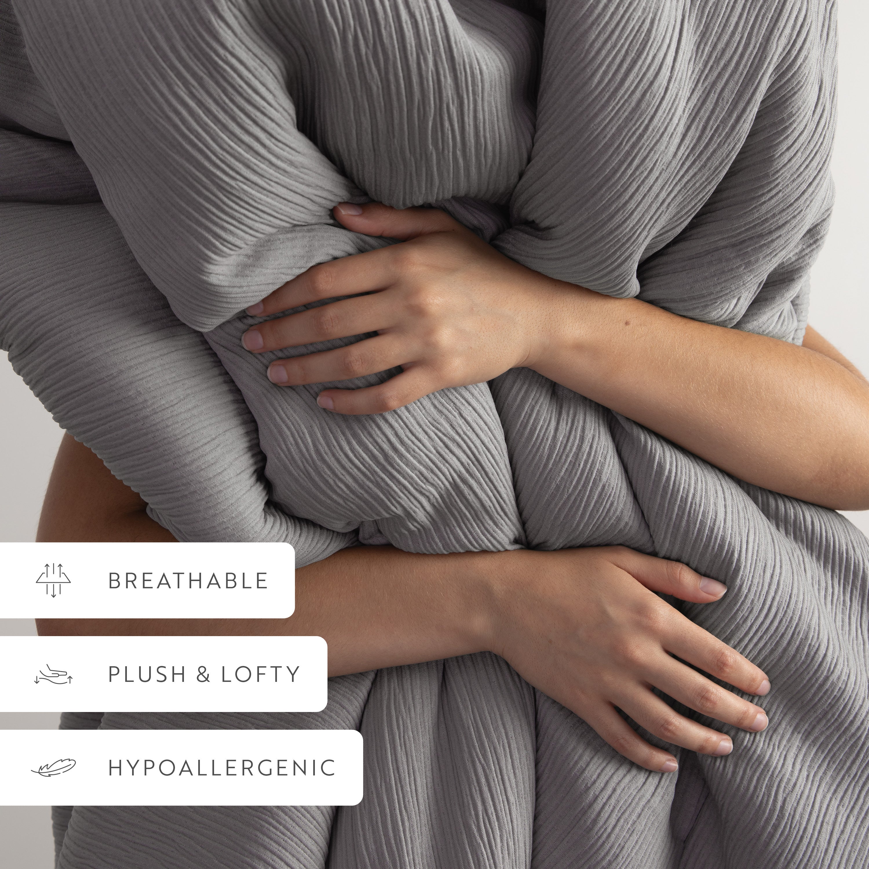 Cloud Weave Textured Down-Alternative Comforter Set