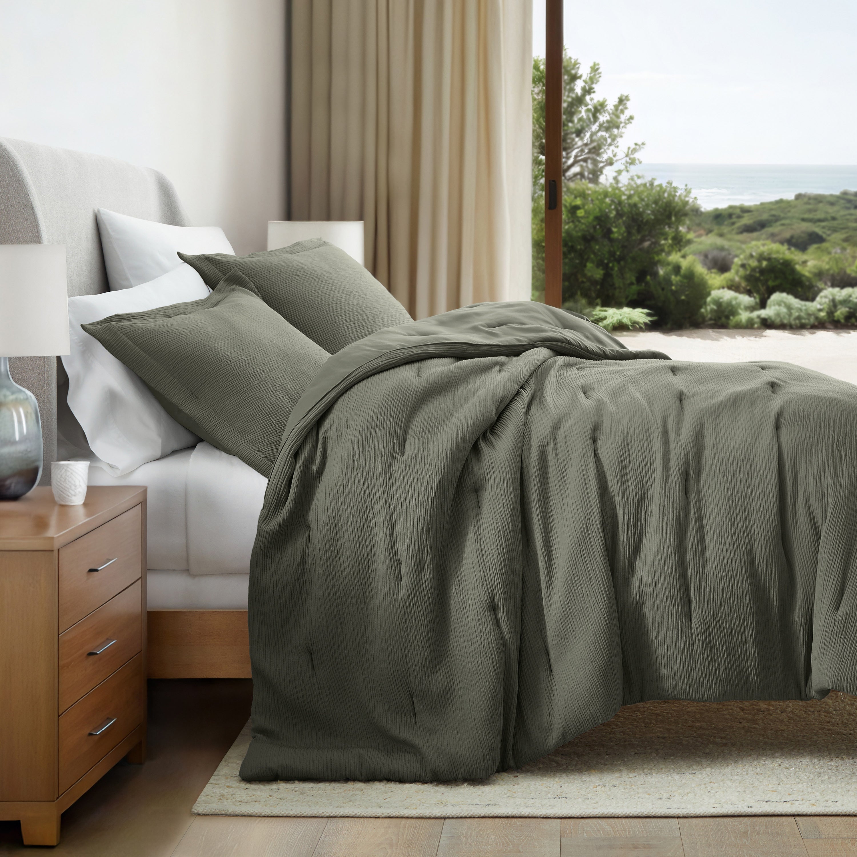 Cloud Weave Textured Down-Alternative Comforter Set