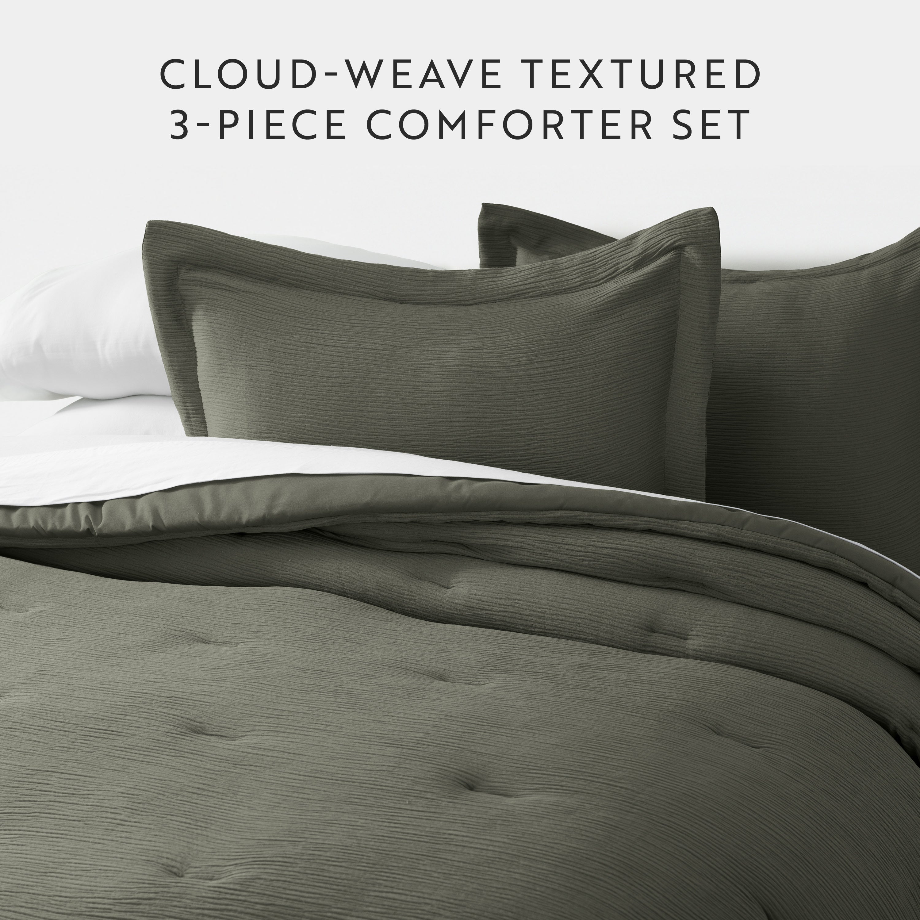 Cloud Weave Textured Down-Alternative Comforter Set