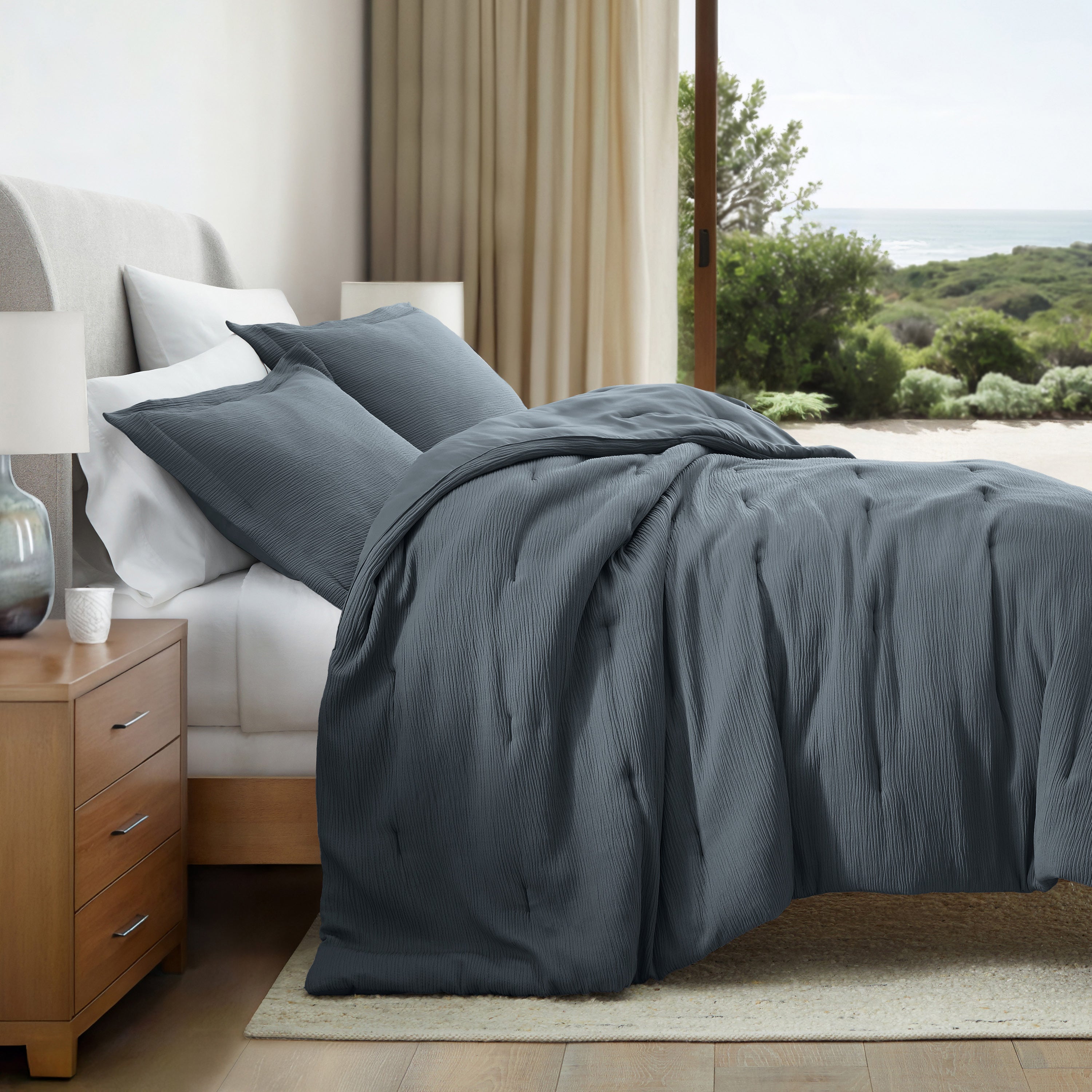 Cloud Weave Textured Down-Alternative Comforter Set