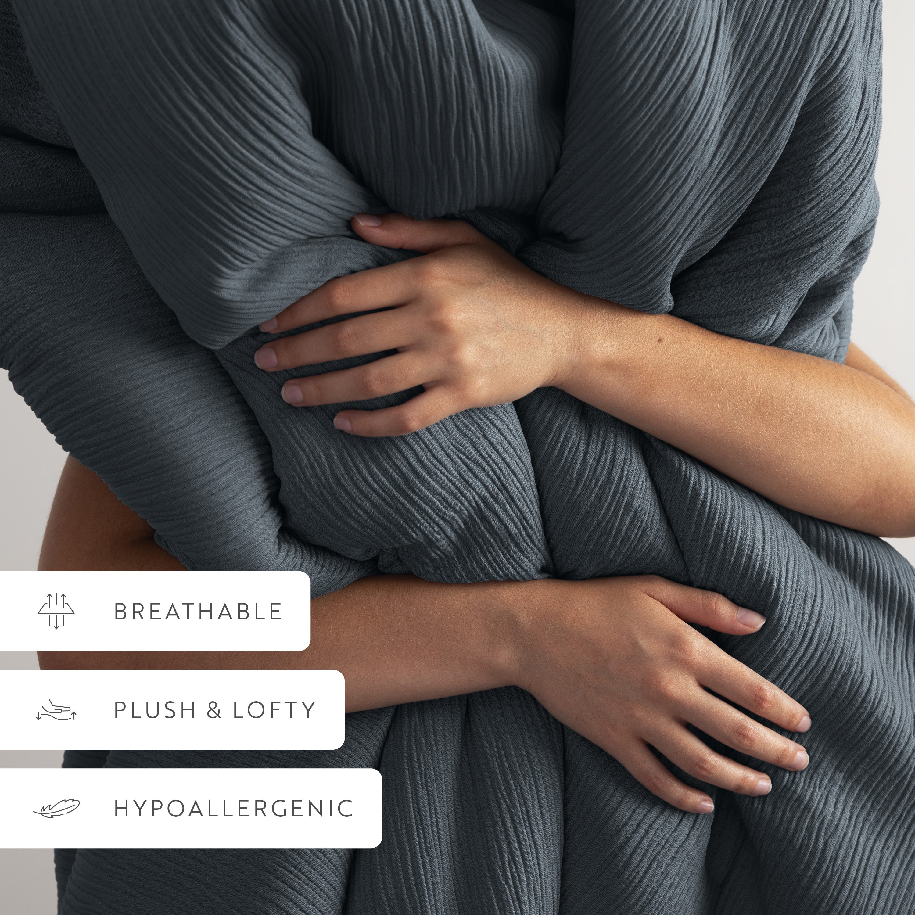 Cloud Weave Textured Down-Alternative Comforter Set