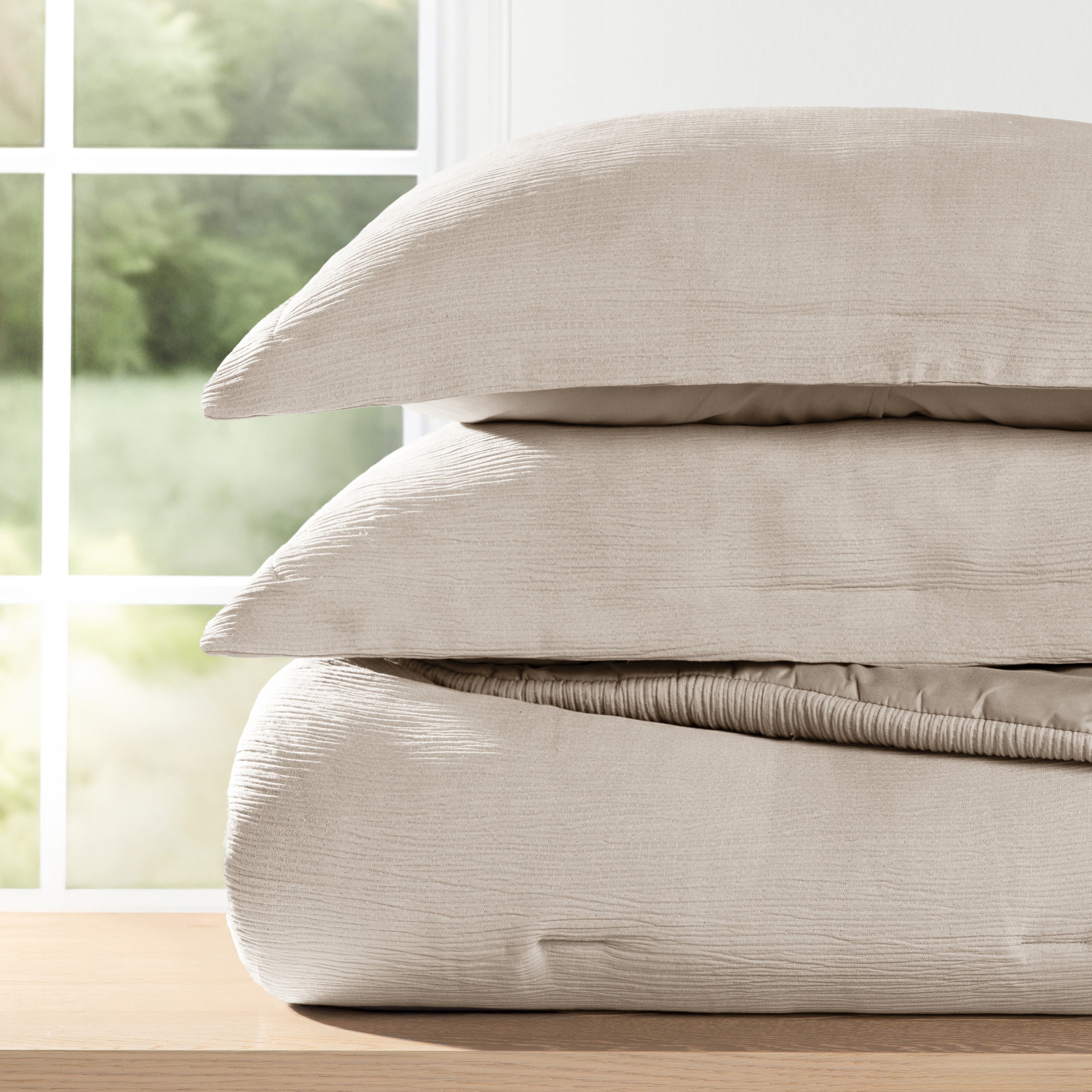 Cloud Weave Textured Down-Alternative Comforter Set