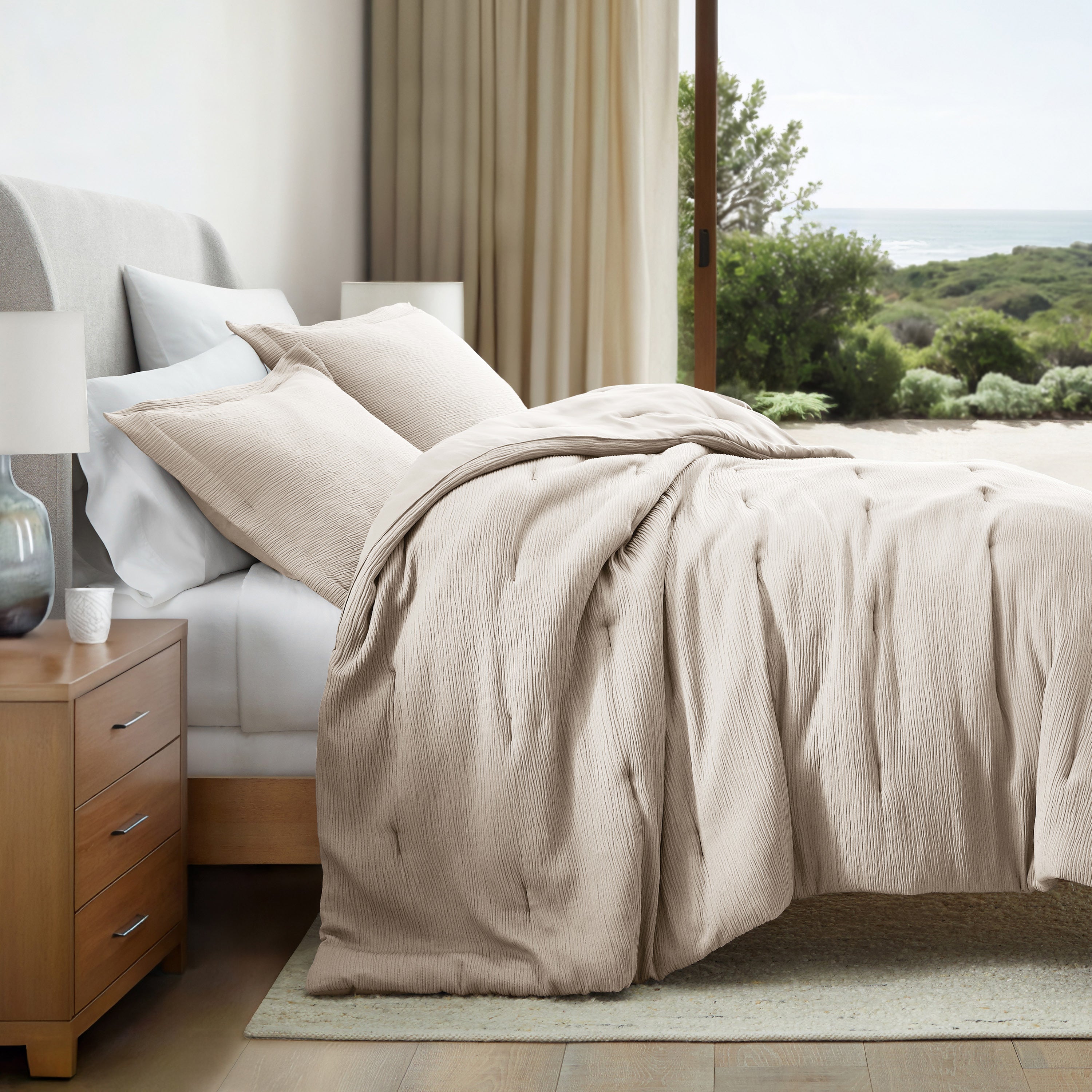 Cloud Weave Textured Down-Alternative Comforter Set