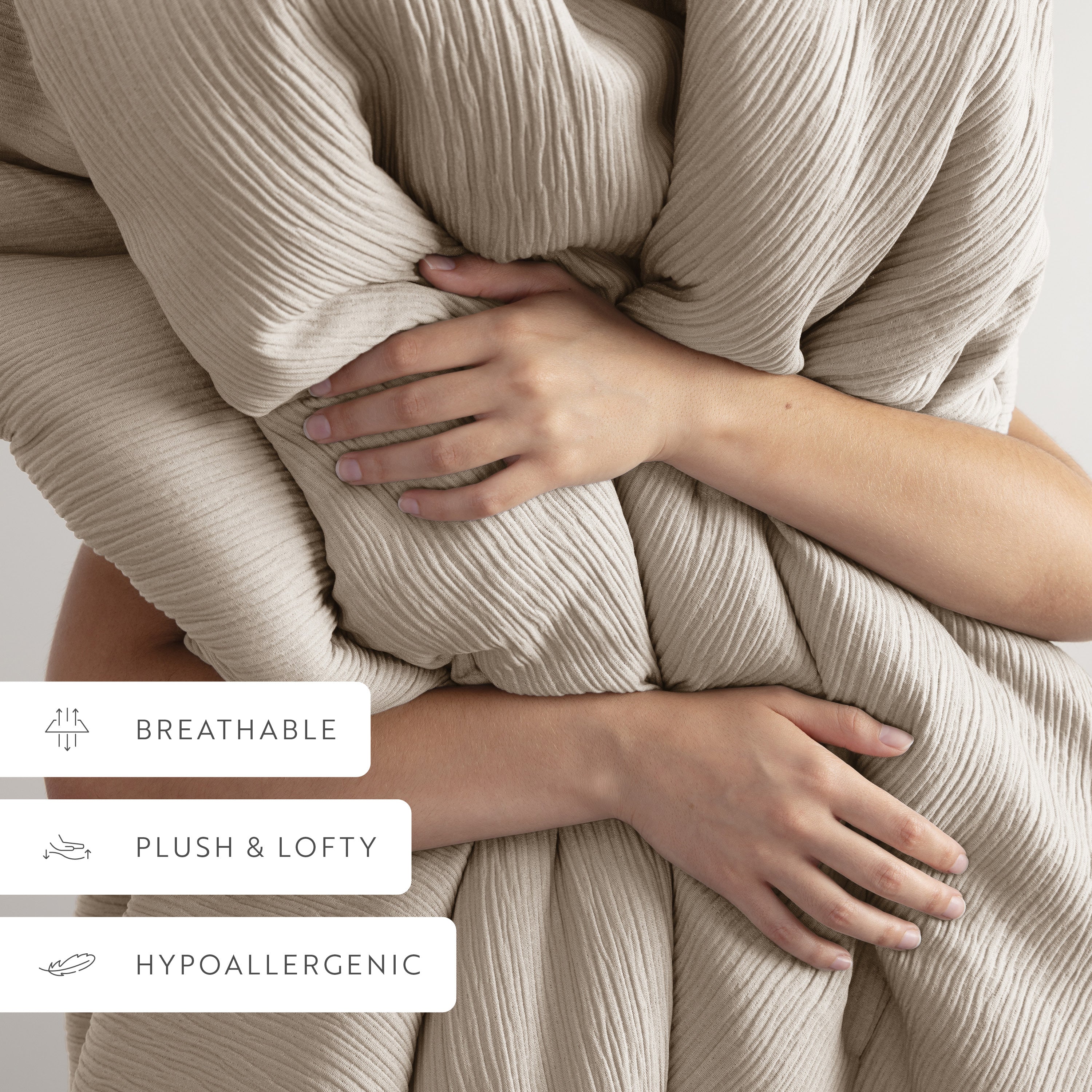 Cloud Weave Textured Down-Alternative Comforter Set