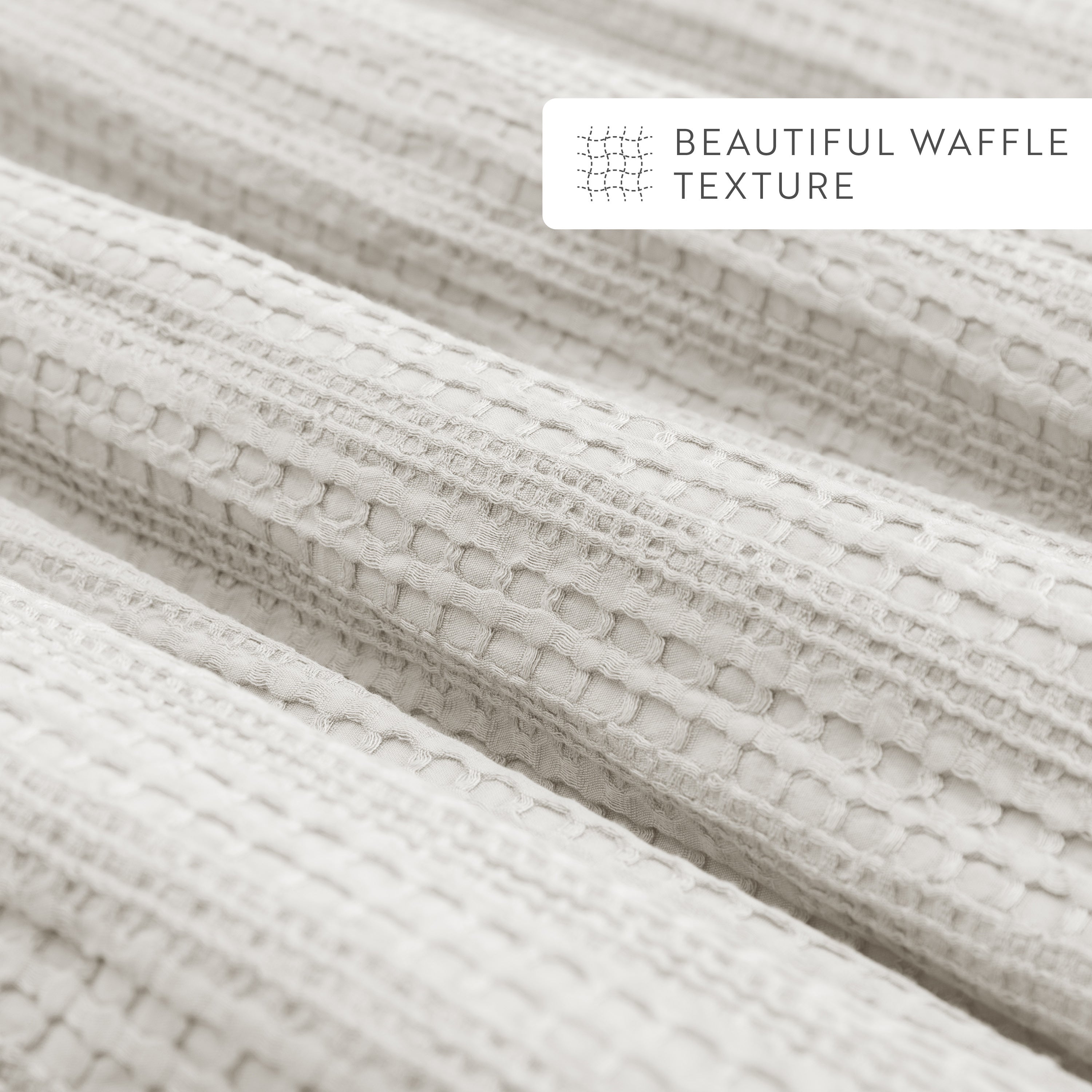Waffle Textured Down-Alternative Comforter Set