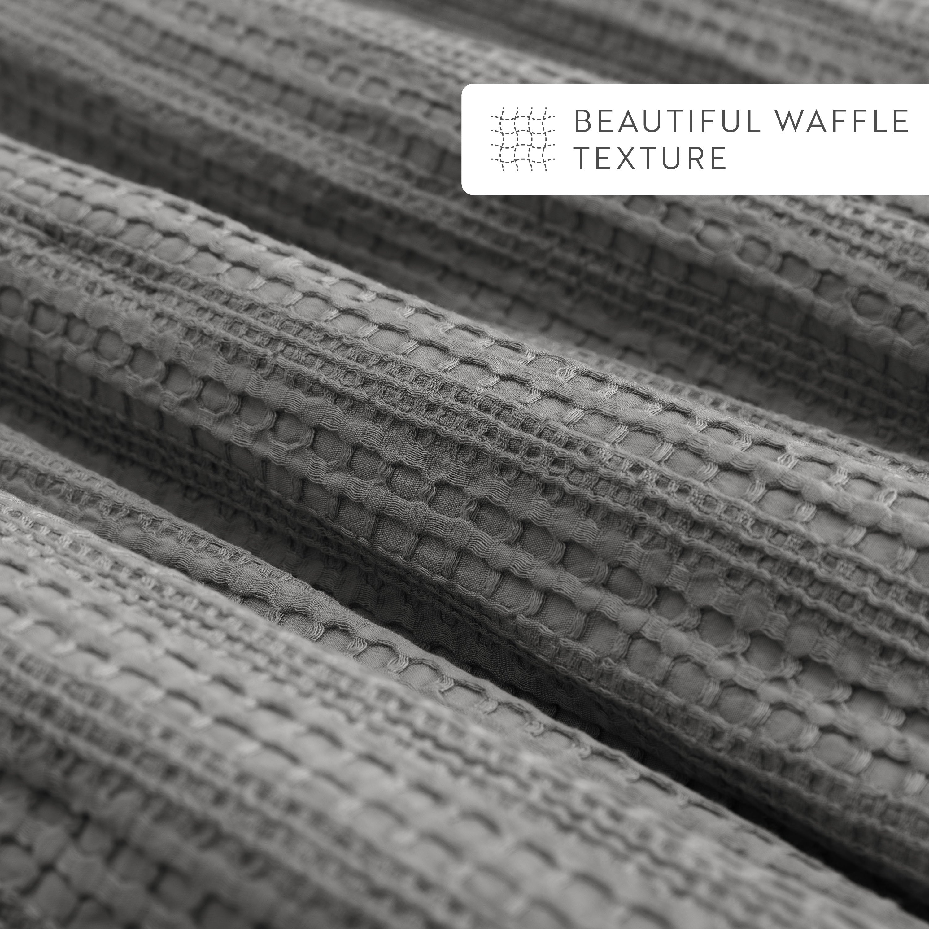 Waffle Textured Down-Alternative Comforter Set