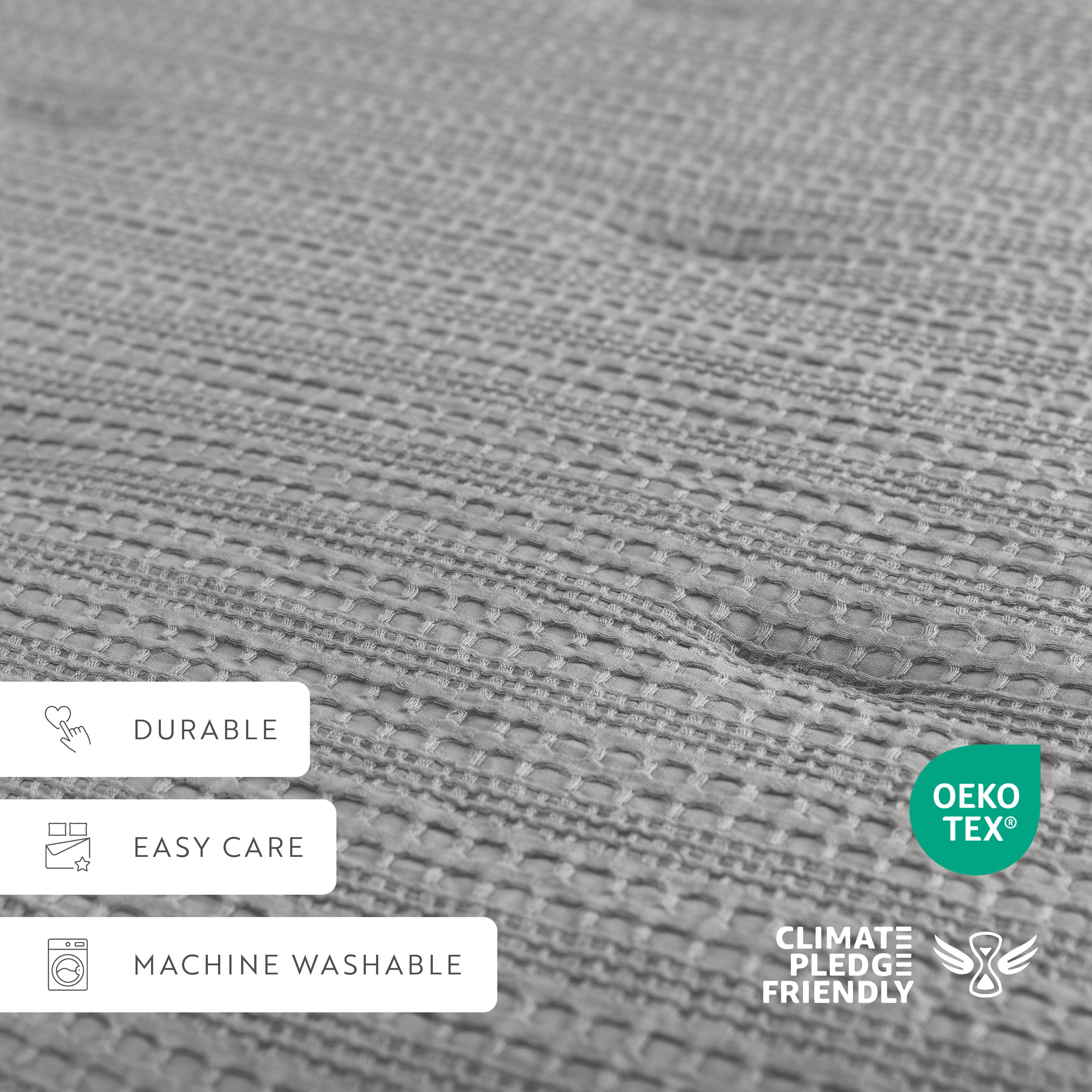 Waffle Textured Down-Alternative Comforter Set