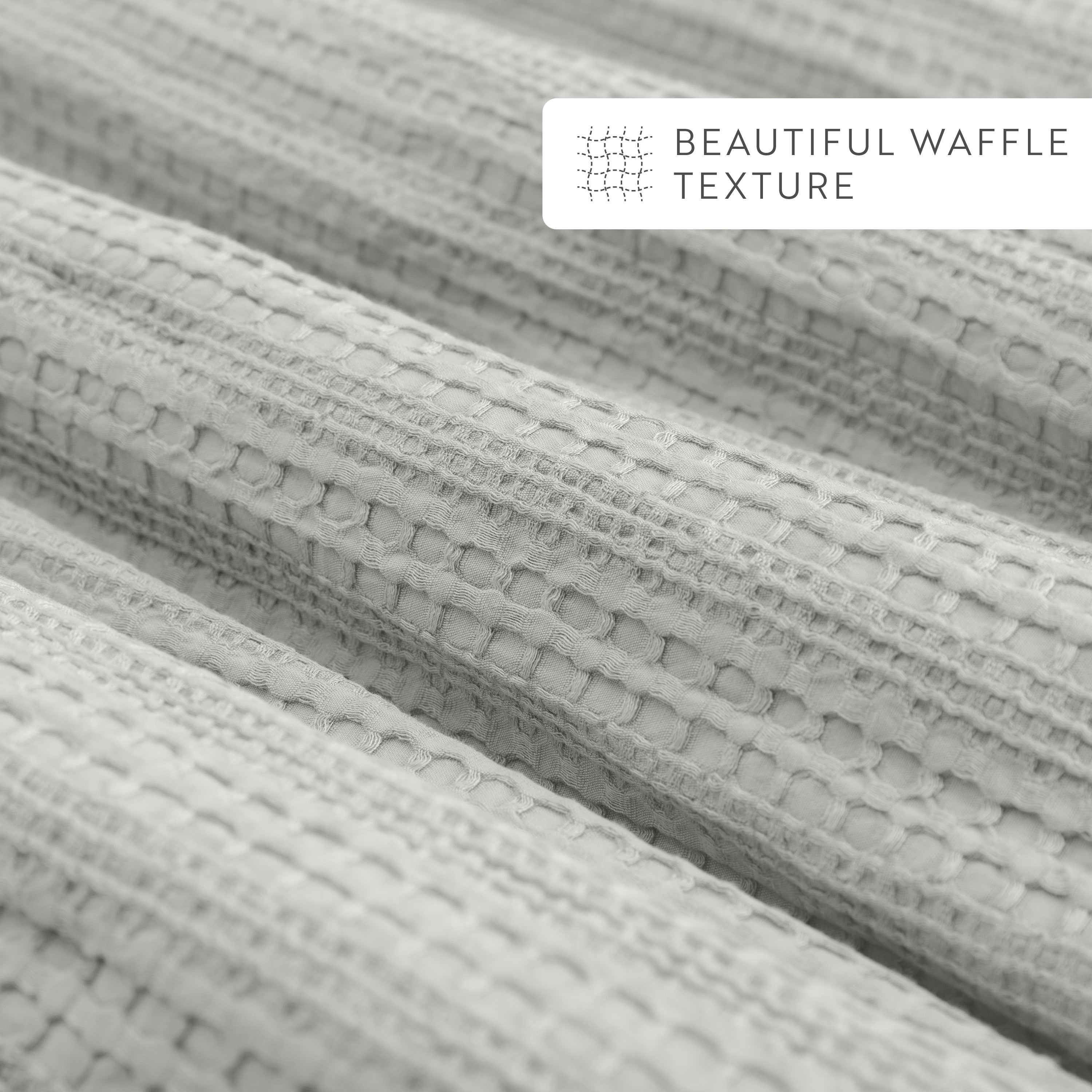 Waffle Textured Down-Alternative Comforter Set
