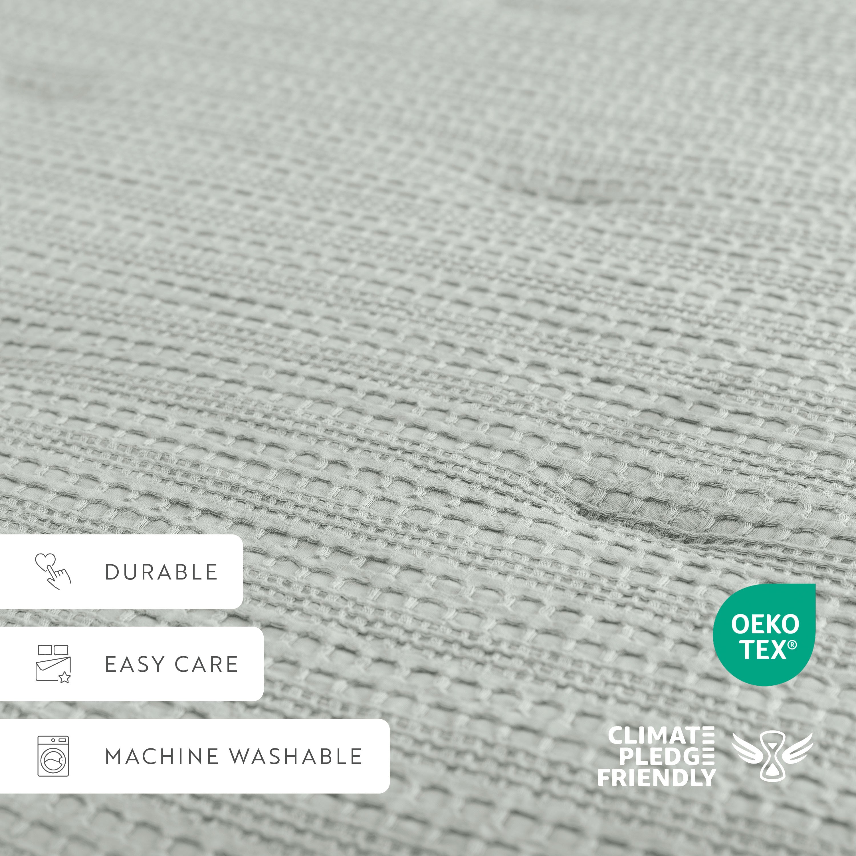 Waffle Textured Down-Alternative Comforter Set