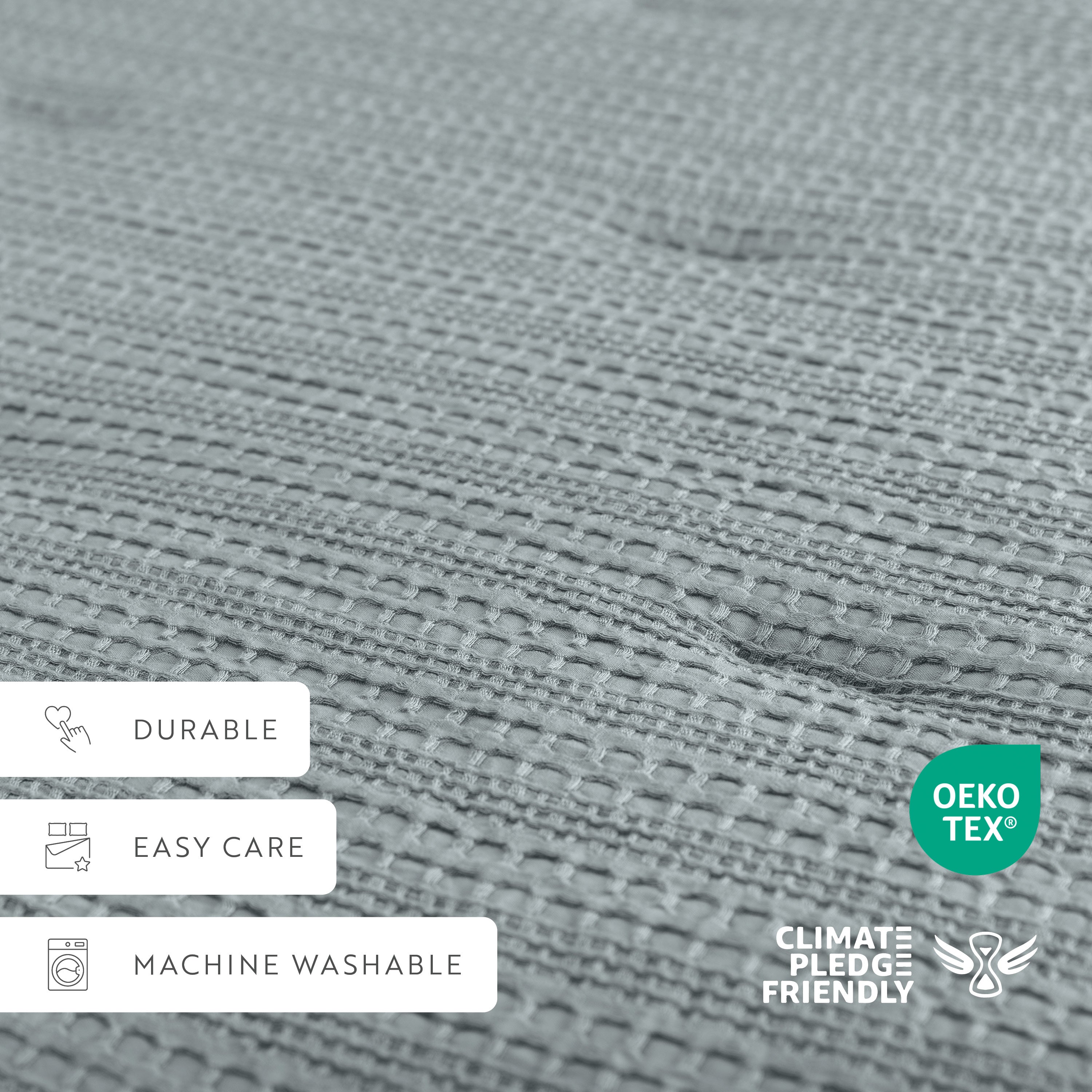 Waffle Textured Down-Alternative Comforter Set