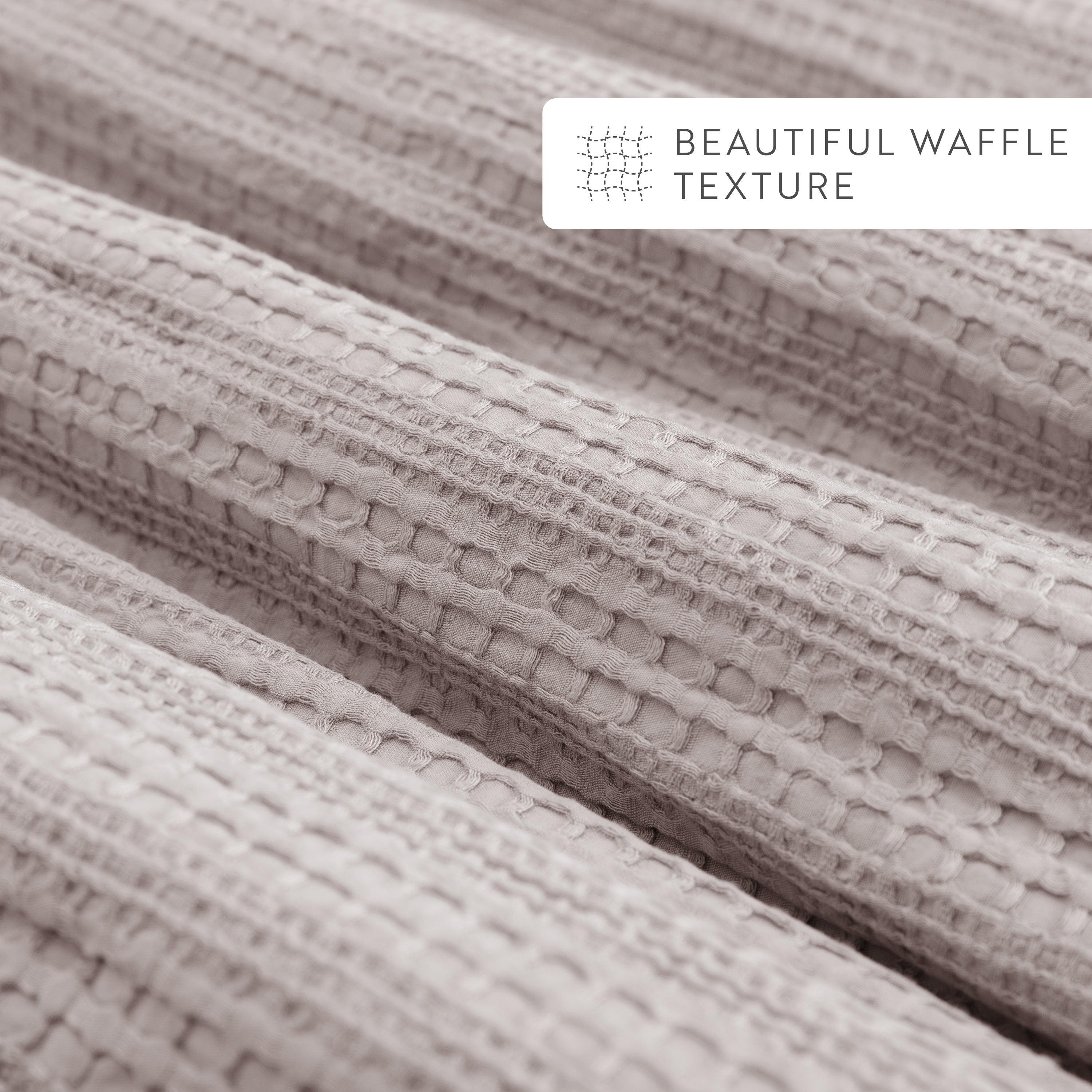 Waffle Textured Down-Alternative Comforter Set