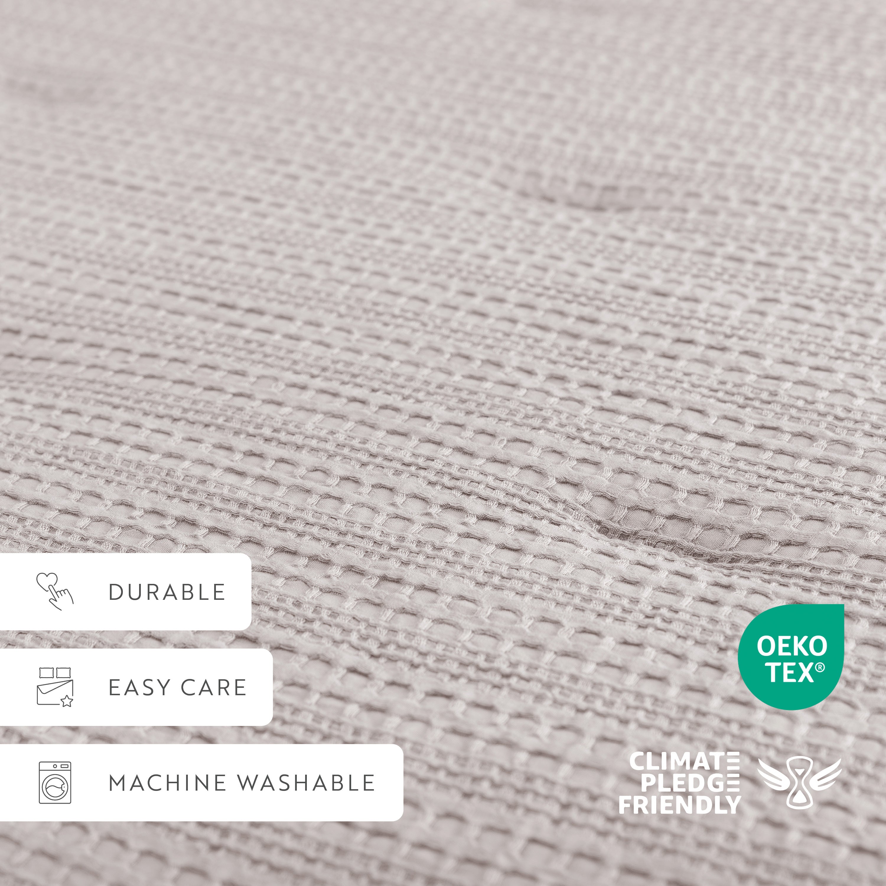 Waffle Textured Down-Alternative Comforter Set