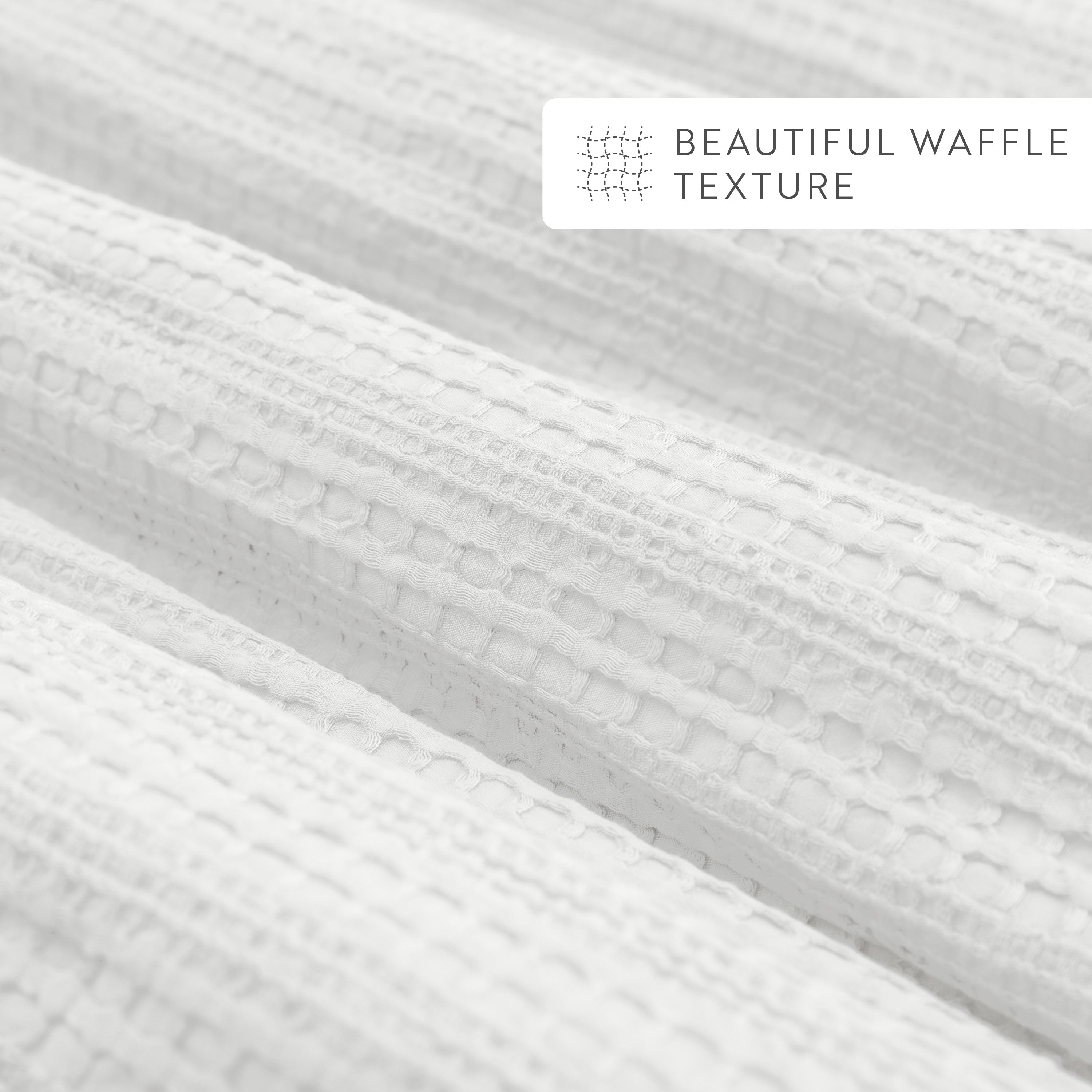 Waffle Textured Down-Alternative Comforter Set